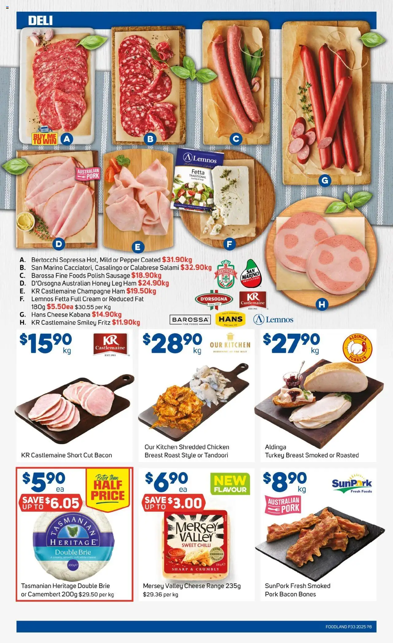 Foodland catalogue - valid from 13.08.2025 | Page: 8 | Products: Pork, Meat, Pepper, Turkey