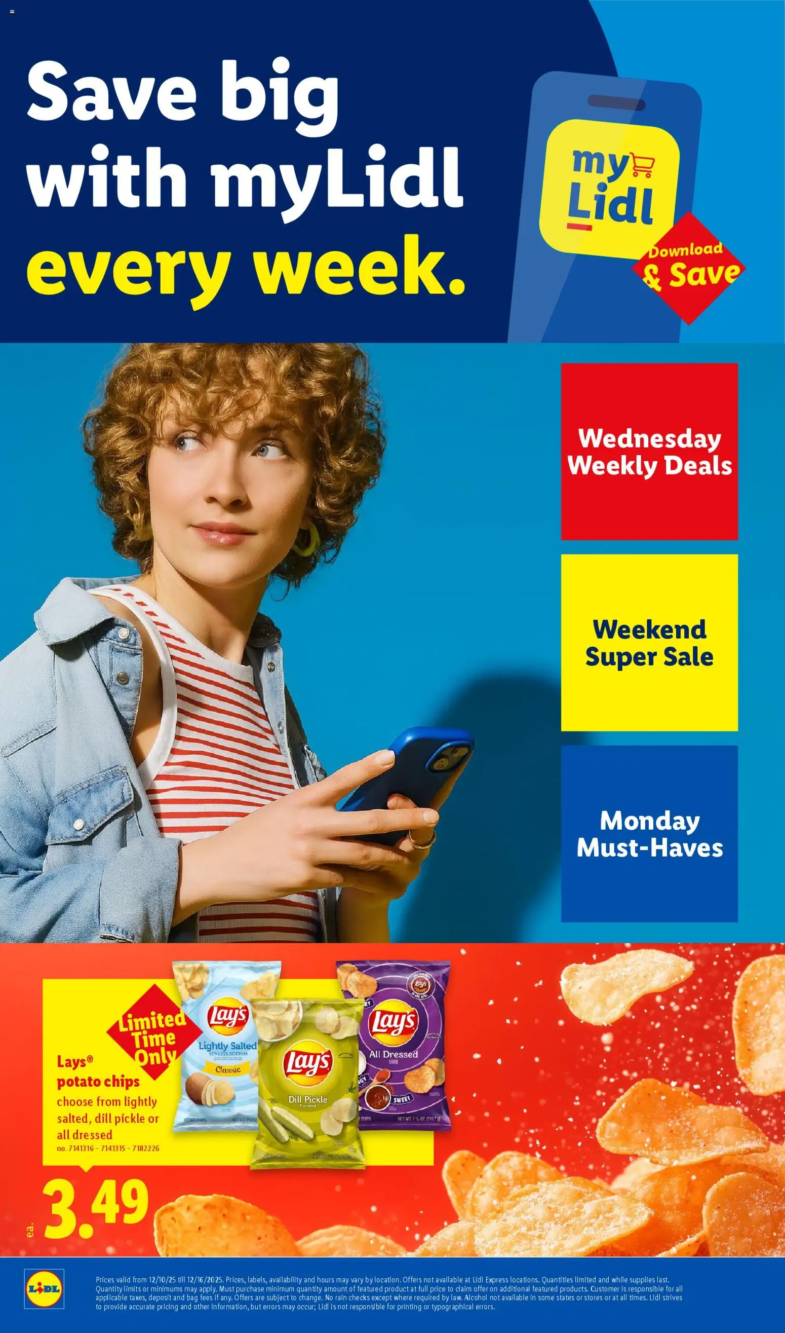 Lidl Weekly Ad - valid from 10.12.2025 | Page: 40 | Products: Chips, Dill, Bag