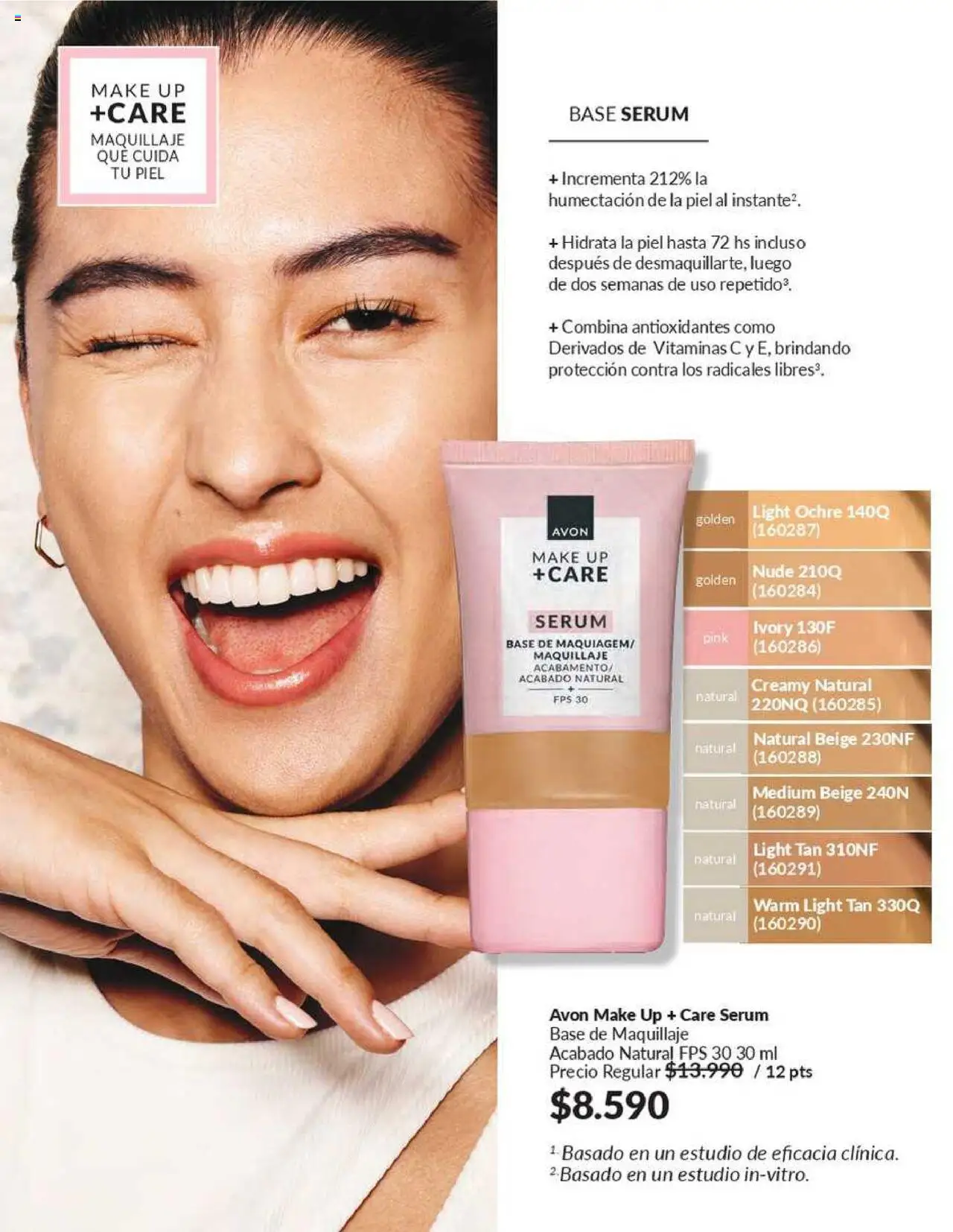 Catálogo Avon Campaña 12 │ válido desde el 13.07.2025 | Página: 21 | Productos: Vitaminas, Maquillaje, Base de maquillaje, Serum