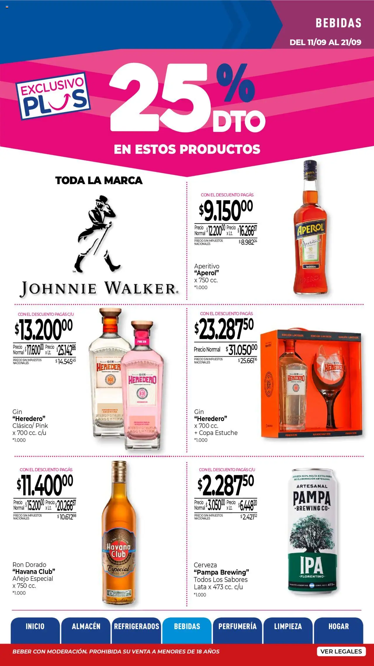 La Anonima - Insuperables │ válido desde el 11.09.2025 | Página: 20 | Productos: Gin, Estuche, Cerveza