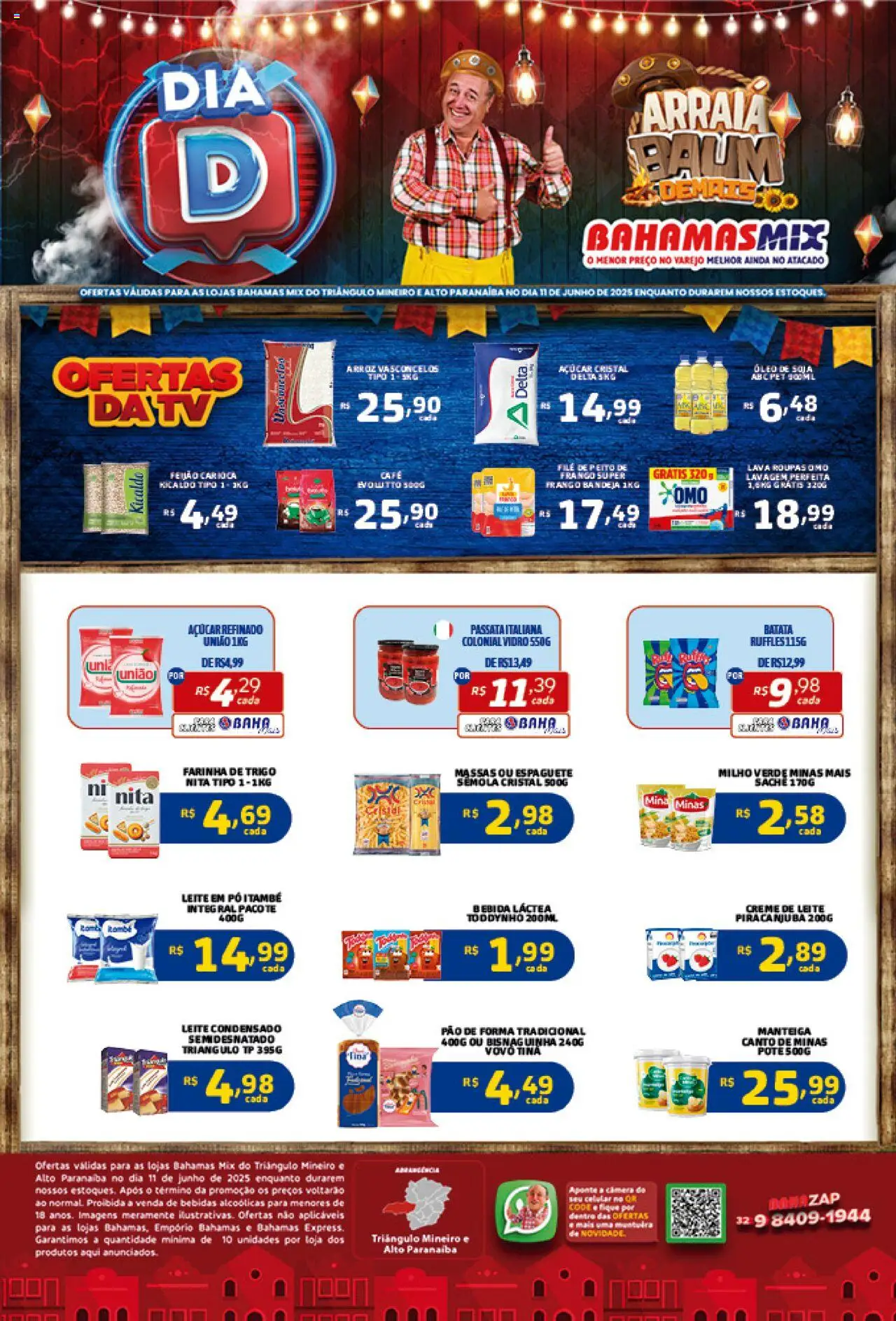 Bahamas Mix Folheto - válido de 11.06.2025 | Página: 1 | Produtos: Manteiga, Café, Pão de forma, Frango