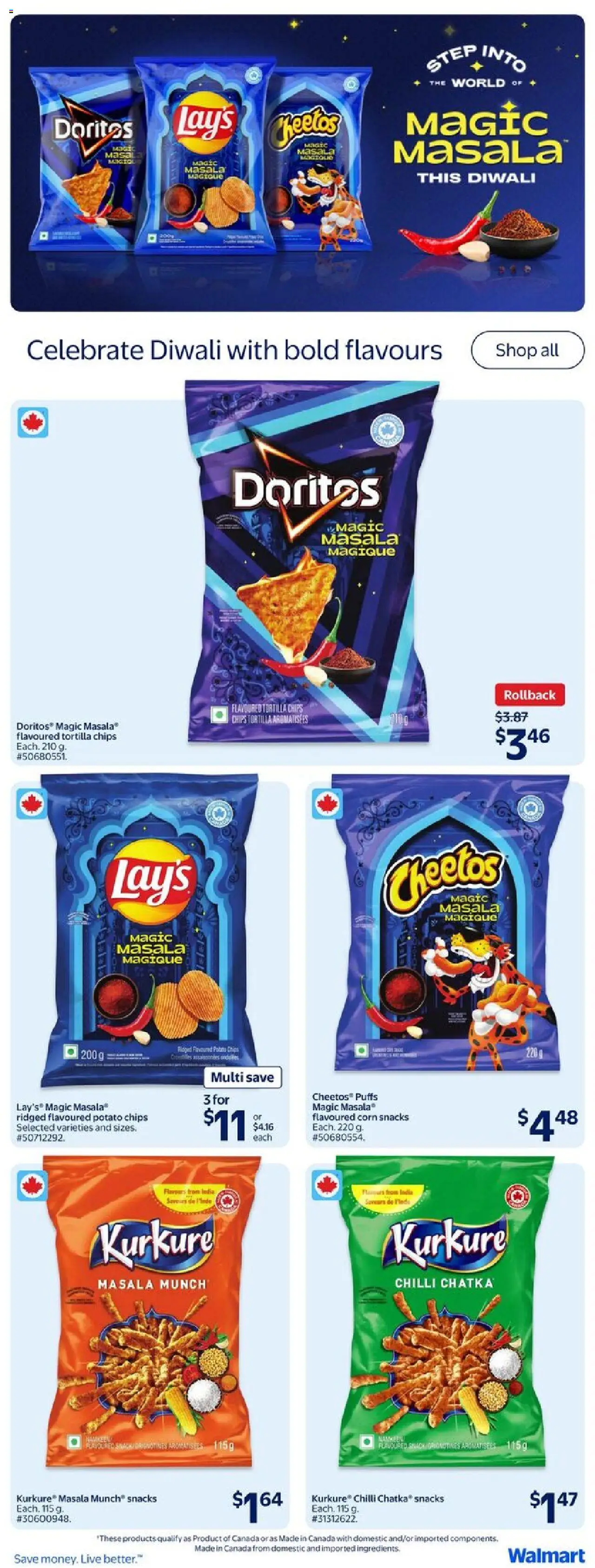 Walmart flyer valid from 09.10.2025 | Page: 27 | Products: Chips