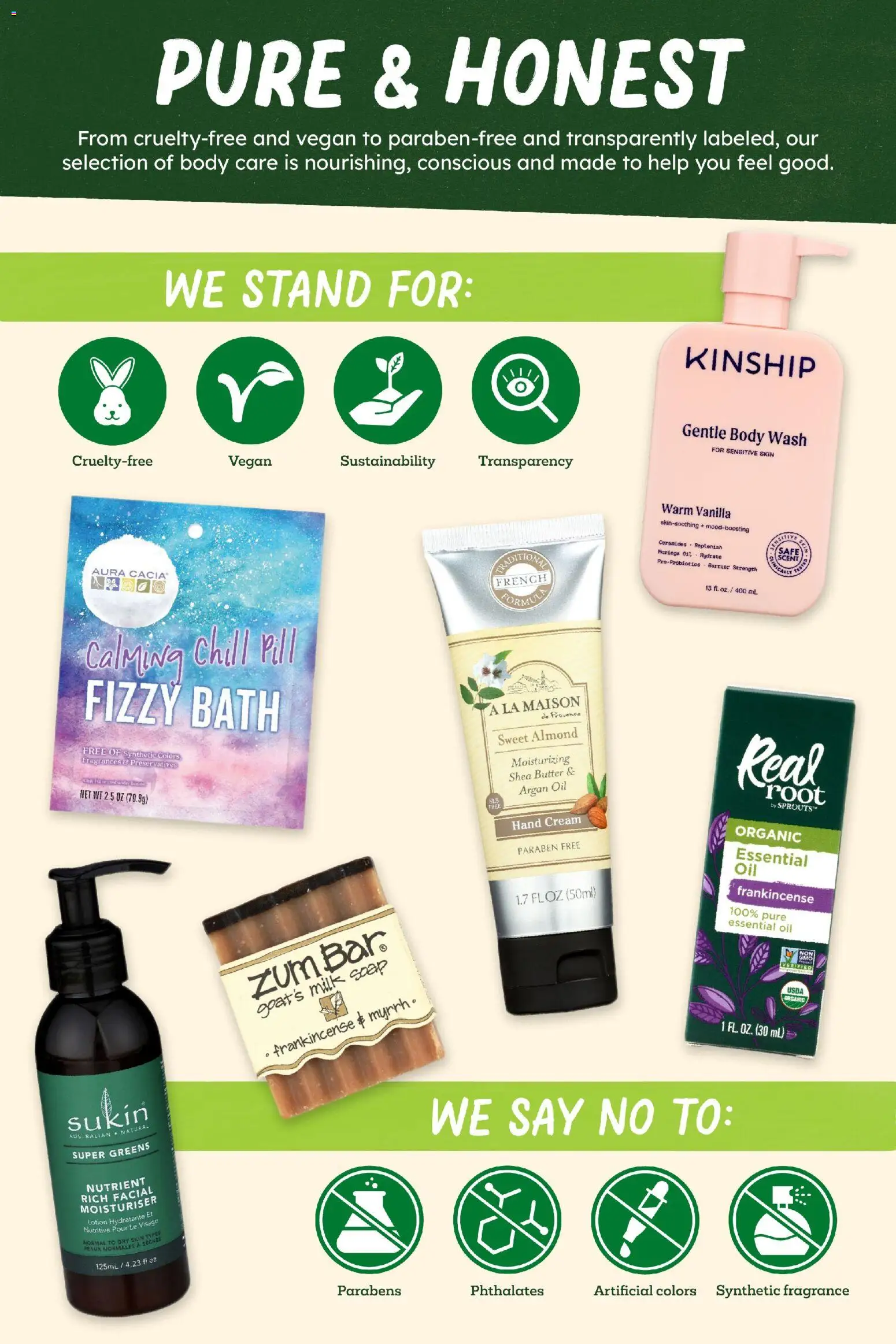 Sprouts Monthly Ad - valid from 03.12.2025 | Page: 29 | Products: Bath, Milk, Oil, Body Wash