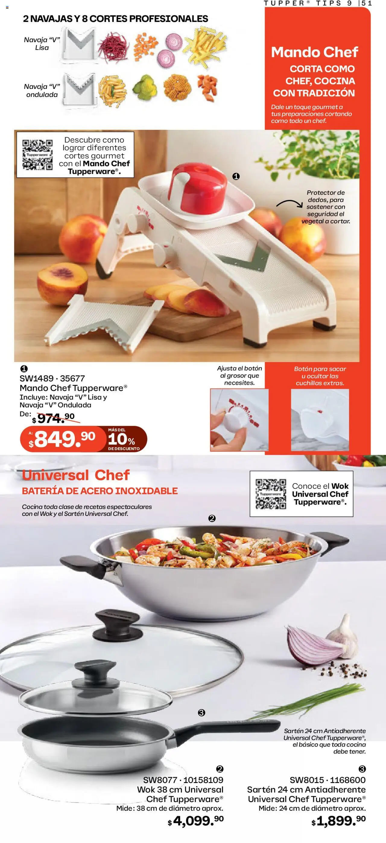 Nuevas ofertas de Tupperware válidas en toda la República Mexicana desde el 11.08.2025. ¡Encuentra las mejores ofertas en Tupperware catálogo! | Página: 51 | Productos: Cocina, Batería, Sartén, Wok