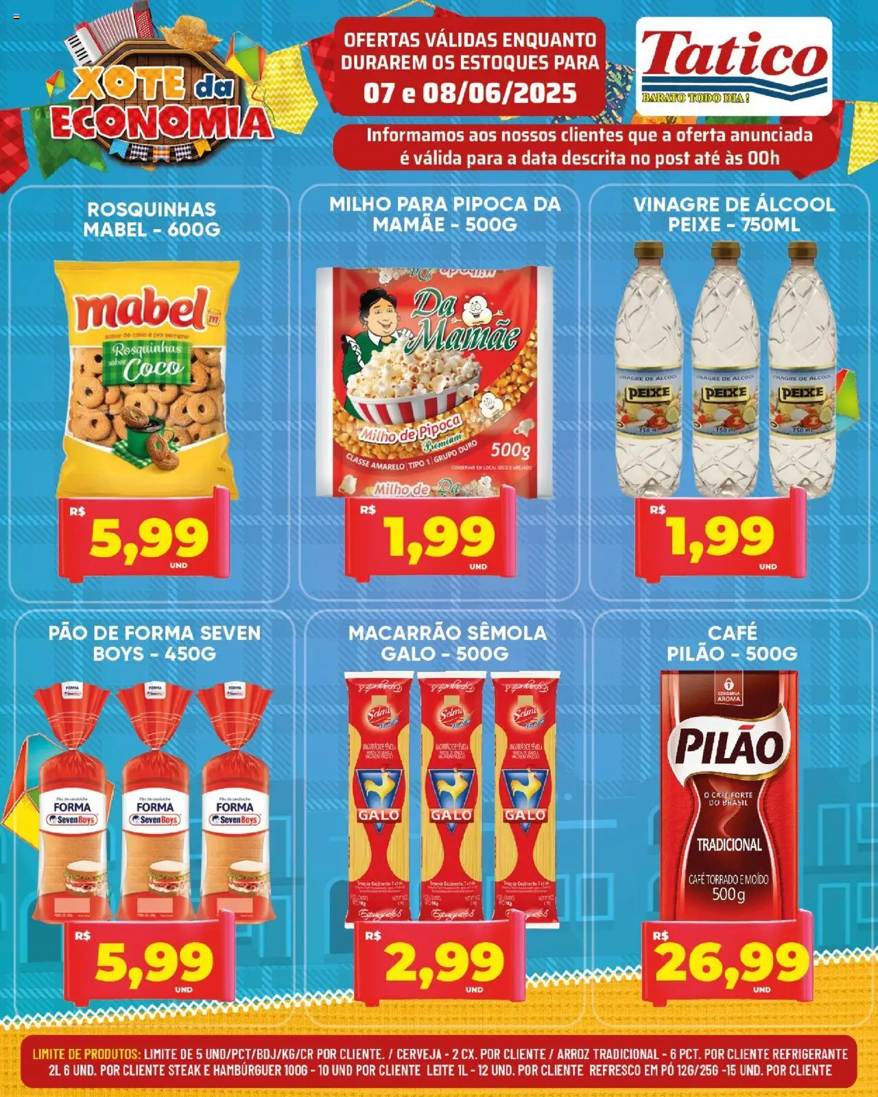 Tatico Folheto - válido de 09.06.2025 | Página: 23 | Produtos: Refresco, Pão, Café, Hambúrguer