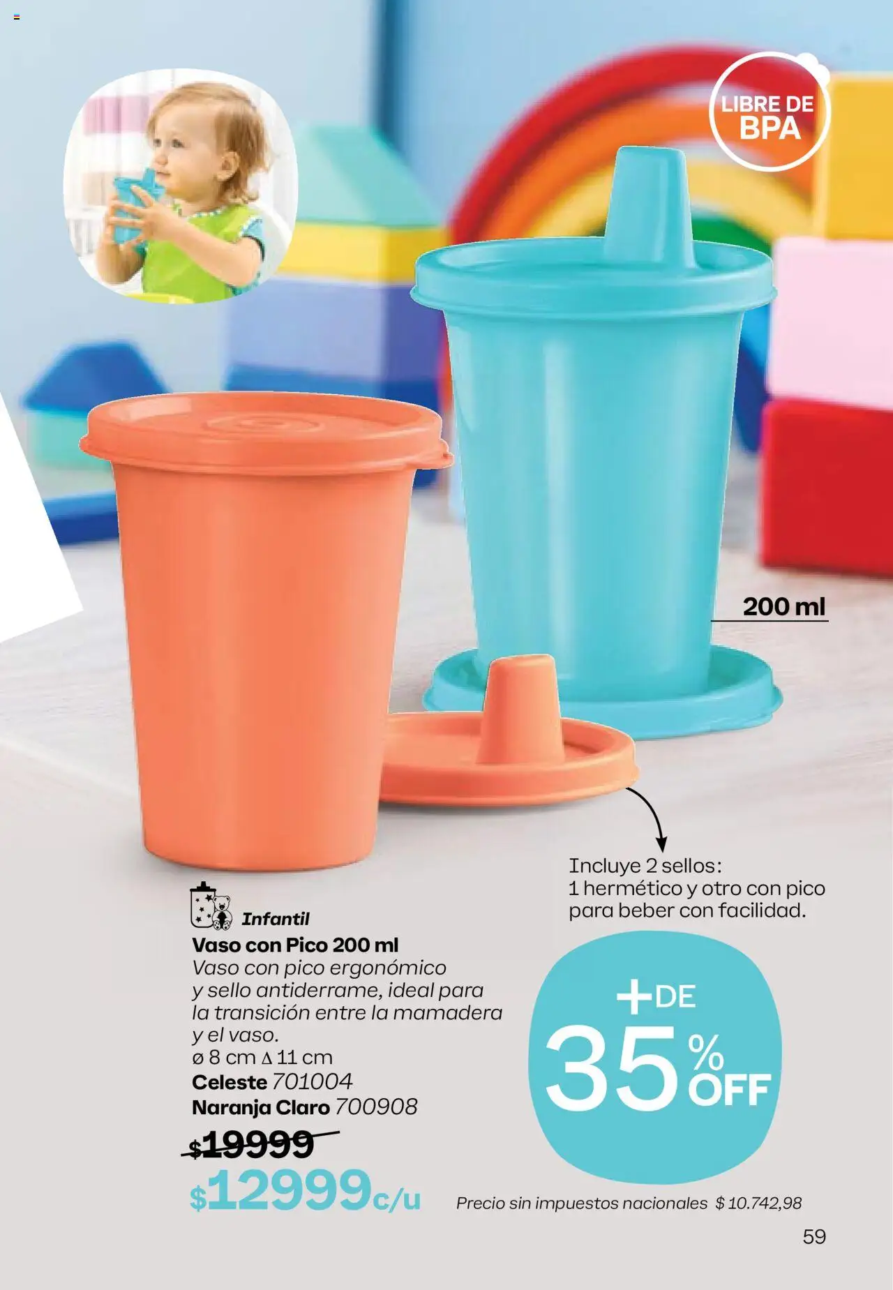 Tupperware - Campaña 17/2025 │ válido desde el 13.10.2025 | Página: 60 | Productos: Pico, Mamadera