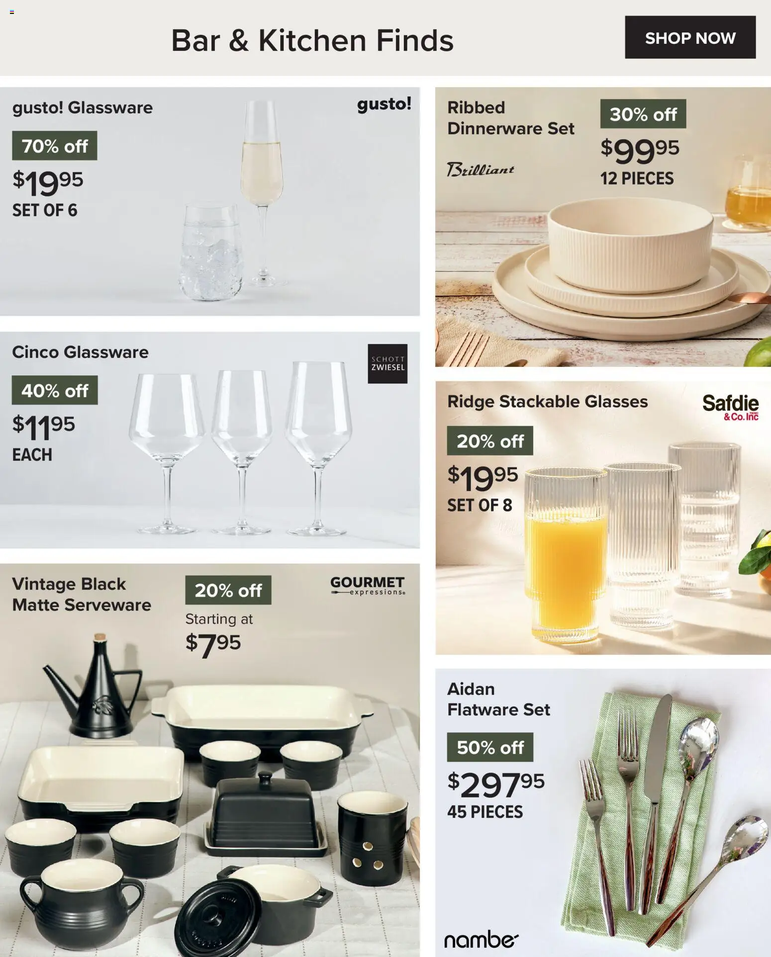 Linen Chest flyer valid from 22.10.2025 | Page: 17 | Products: Glasses, Ridge