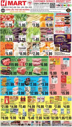 Preview of Hmart weekly ads valid from 23.01.2026