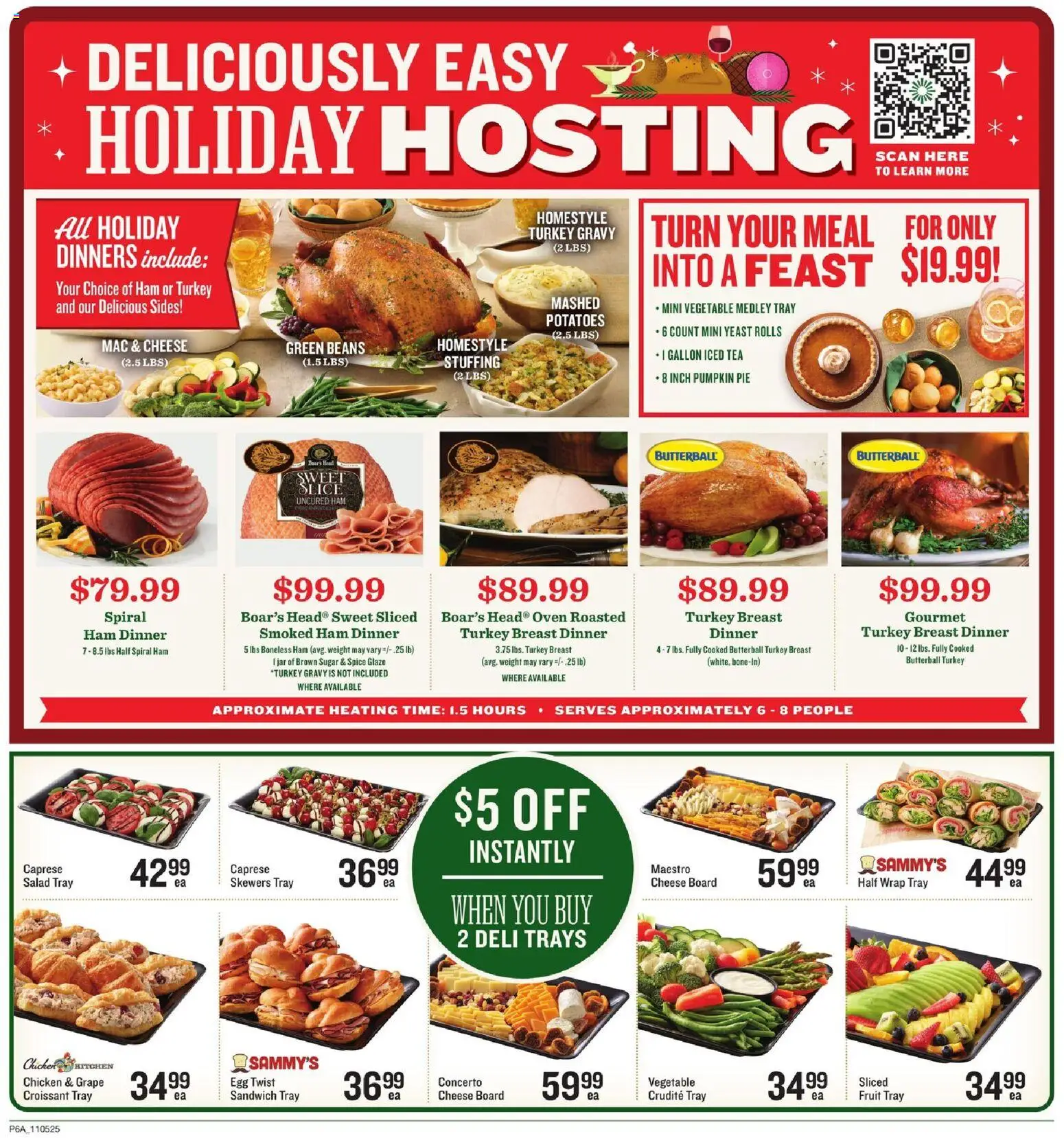 Lowes Foods Weekly Ad - valid from 05.11.2025 | Page: 8 | Products: Tea, Salad, Pumpkin Pie, Pumpkin
