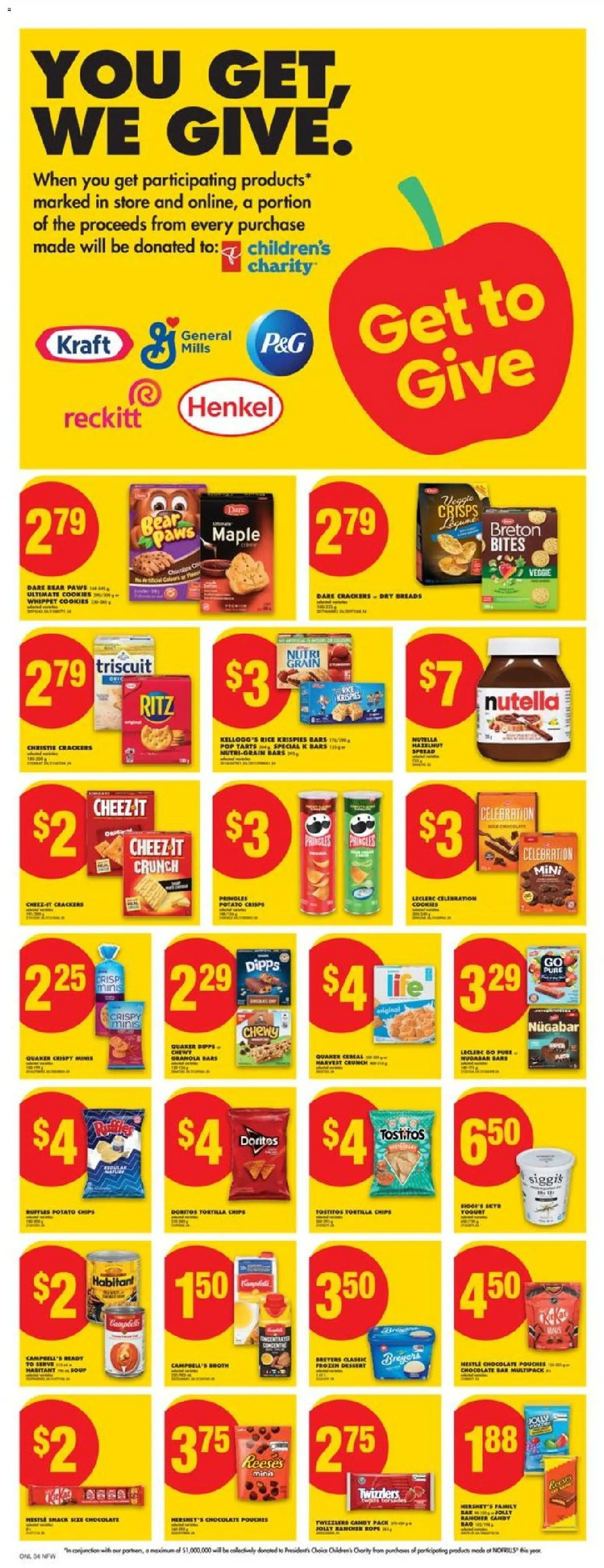 No Frills flyer valid from 30.10.2025 | Page: 9 | Products: Rice, Chips, Cookies, Chocolate