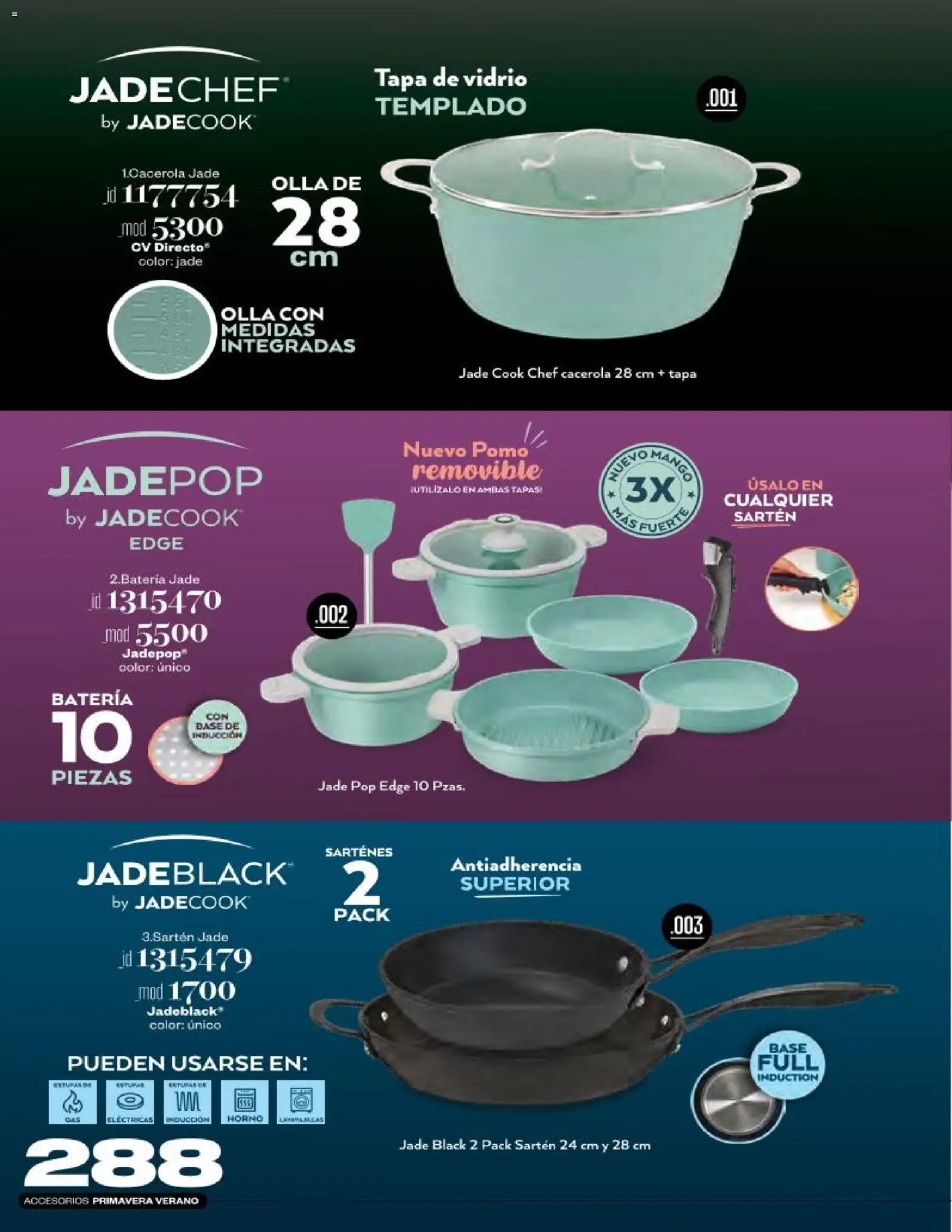 Nuevas ofertas de Price Shoes válidas en toda la República Mexicana desde el 18.04.2026. ¡Encuentra las mejores ofertas en Price Shoes catálogo Accesorios! | Página: 288 | Productos: Horno, Batería, Sartén, Olla