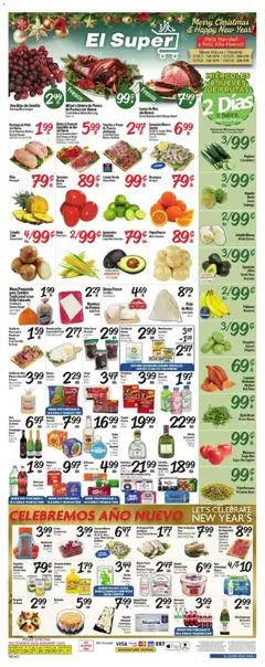 Preview of El Super weekly ads valid from 24.12.2025
