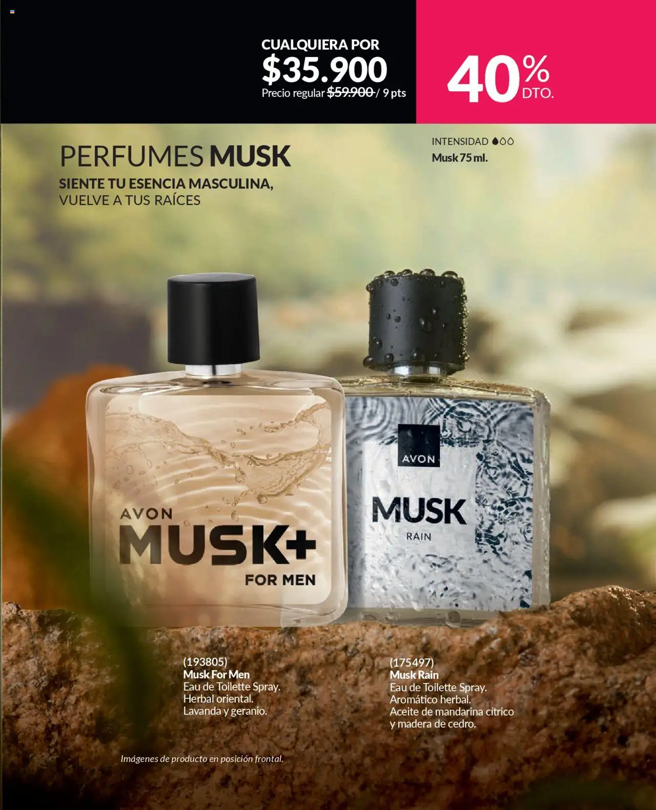 Avon revista - valida desde el 12.09.2025 | Página: 69 | Productos: Eau de toilette, Aceite
