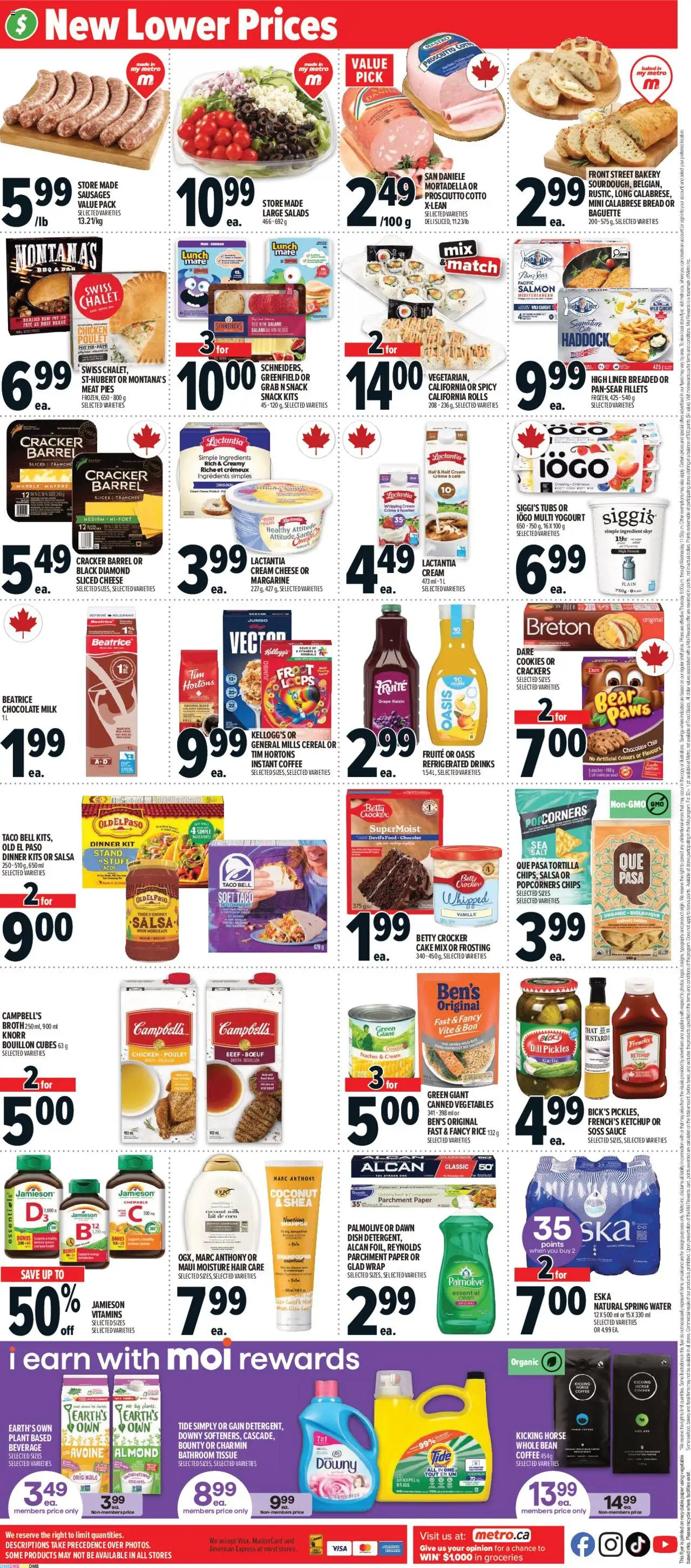 Metro flyer valid from 11.09.2025 | Page: 4 | Products: Chips, Cookies, Bakery, Milk