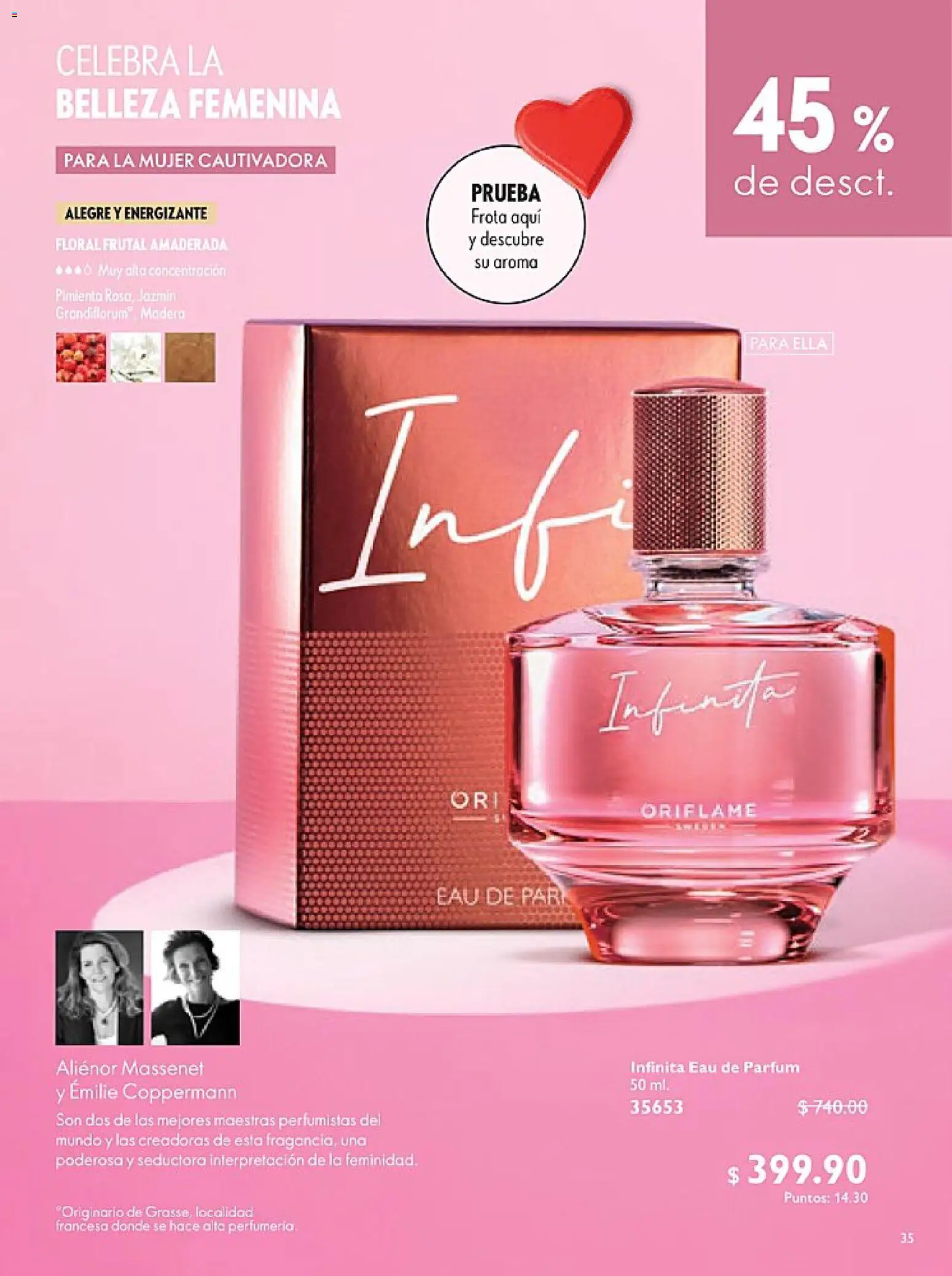 Nuevas ofertas de Oriflame válidas en toda la República Mexicana desde el 24.01.2026. ¡Encuentra las mejores ofertas en Oriflame campaña 2 2026! | Página: 35 | Productos: Pimiento