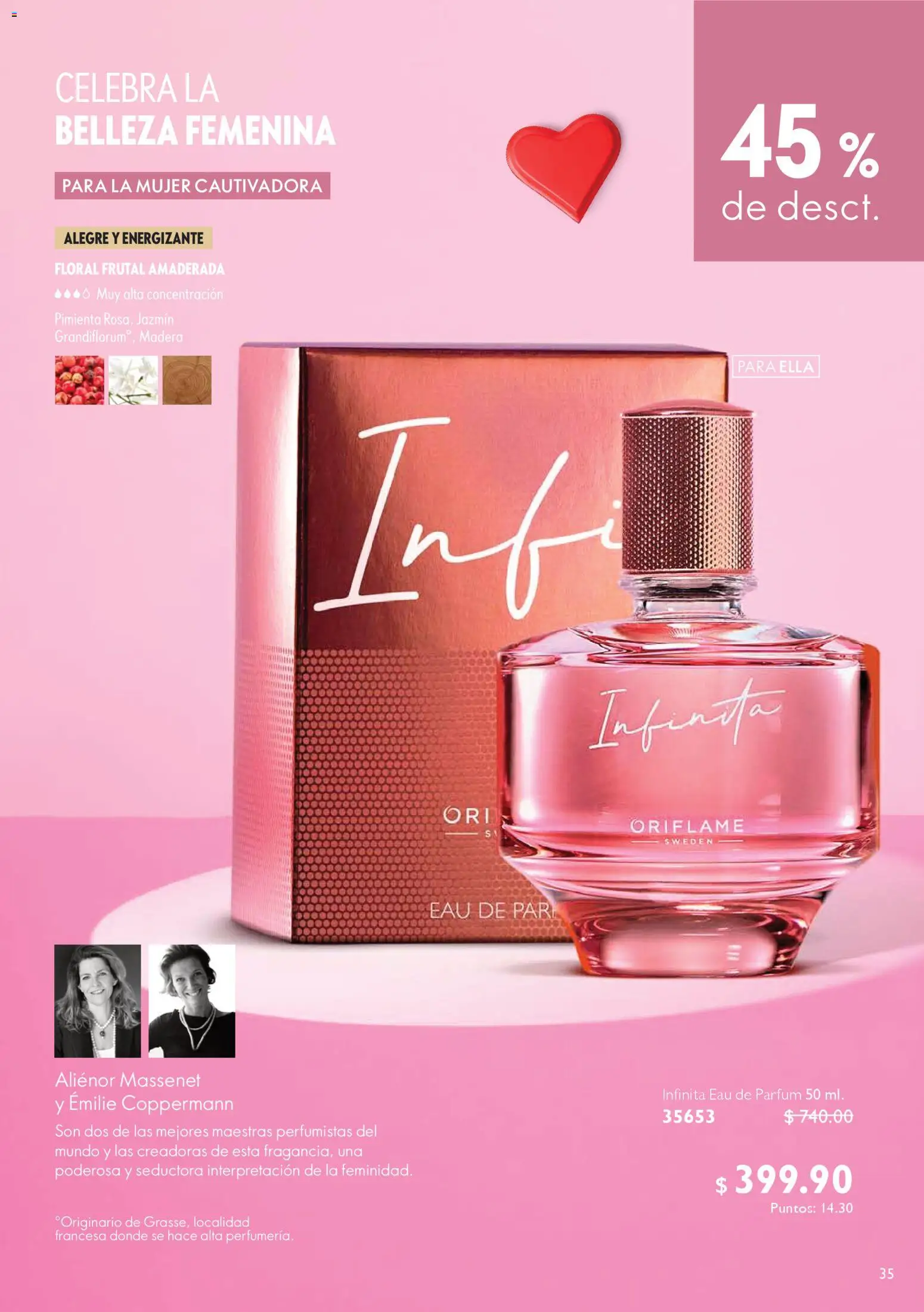 Nuevas ofertas de Oriflame válidas en toda la República Mexicana desde el 24.01.2026. ¡Encuentra las mejores ofertas en Oriflame campaña 2 2026! | Página: 35 | Productos: Pimiento