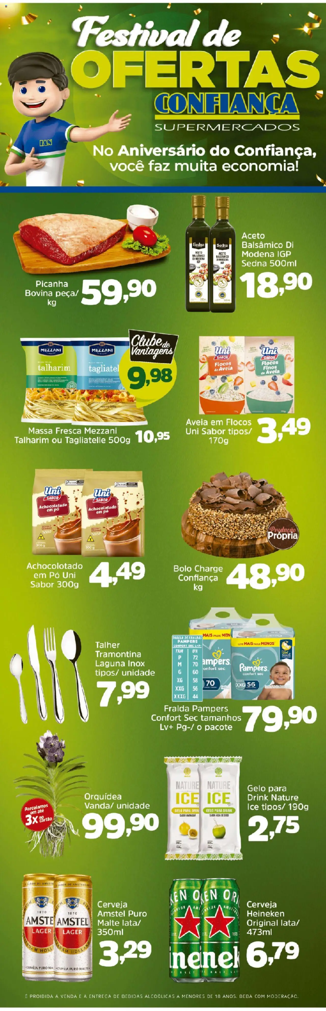 Confiança Folheto - válido de 26.09.2025 | Página: 5 | Produtos: Coco, Talharim, Achocolatado, Fraldas