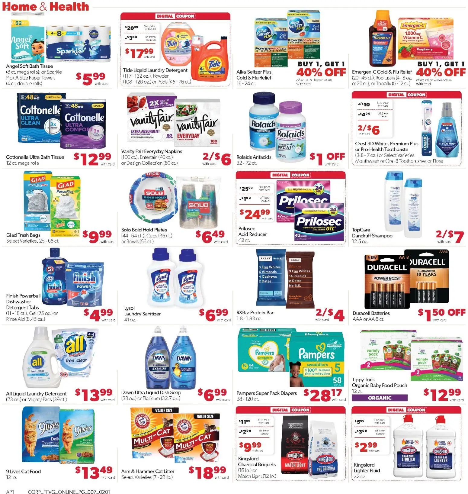 Family Fare Weekly Ad - valid from 01.02.2026 | Page: 12 | Products: Shampoo, Toothpaste, Baby food, Dishwasher