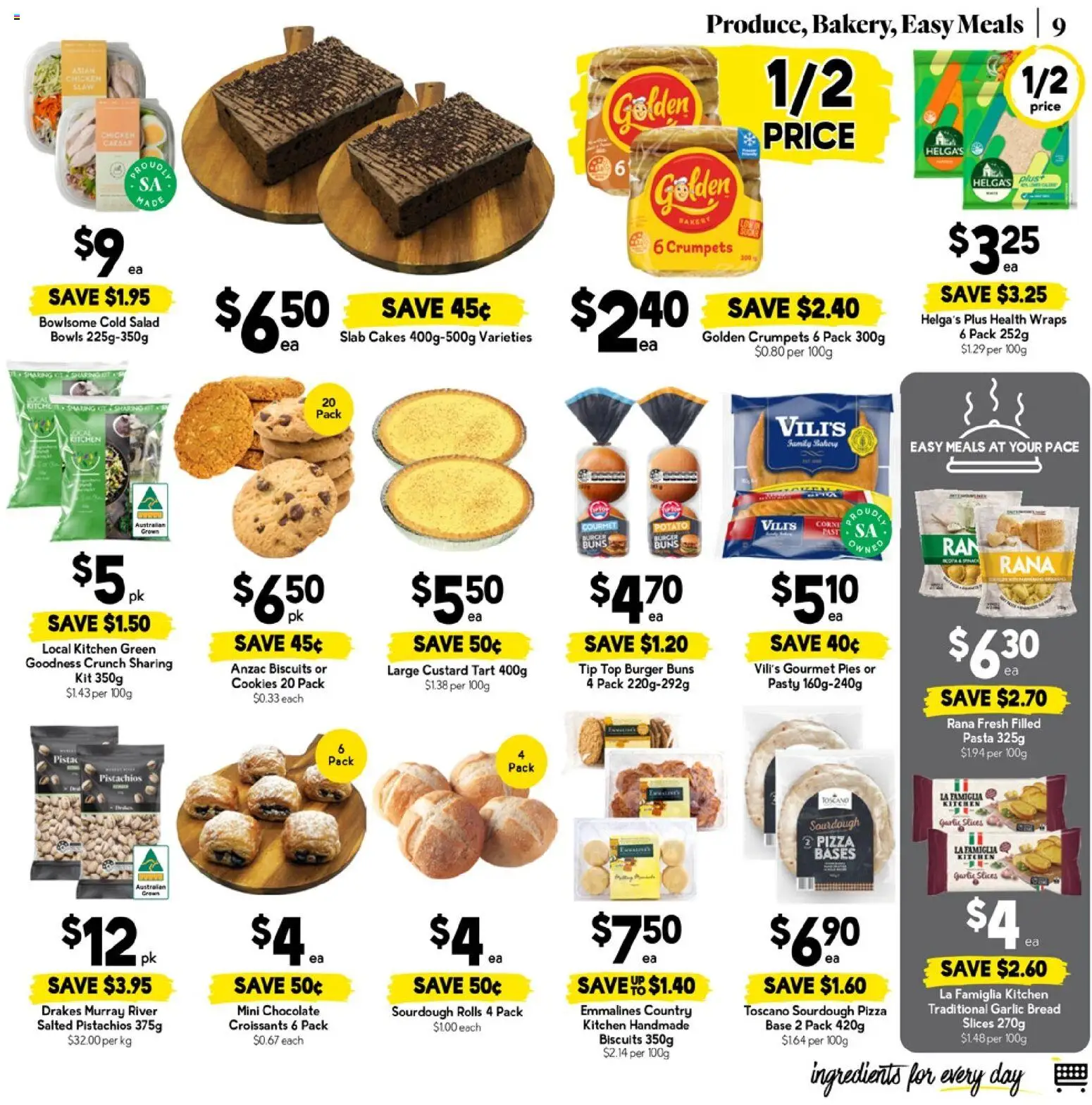 Drakes catalogue - valid from 25.03.2026 | Page: 9 | Products: Handmade, Chocolate, Pies, Bakery