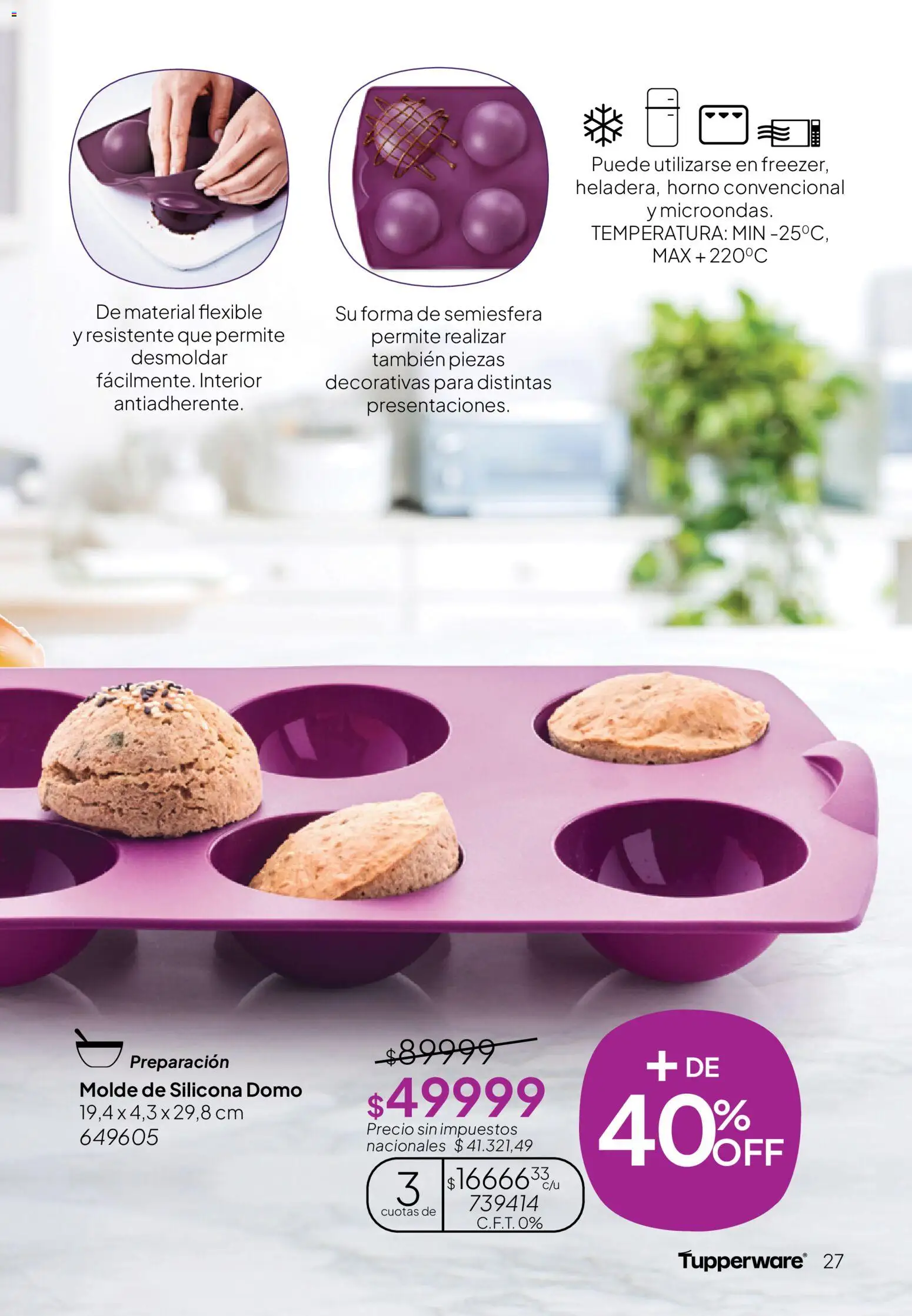 Tupperware Folleto │ válido desde el 09.12.2025 | Página: 28 | Productos: Flexible, Horno, Molde
