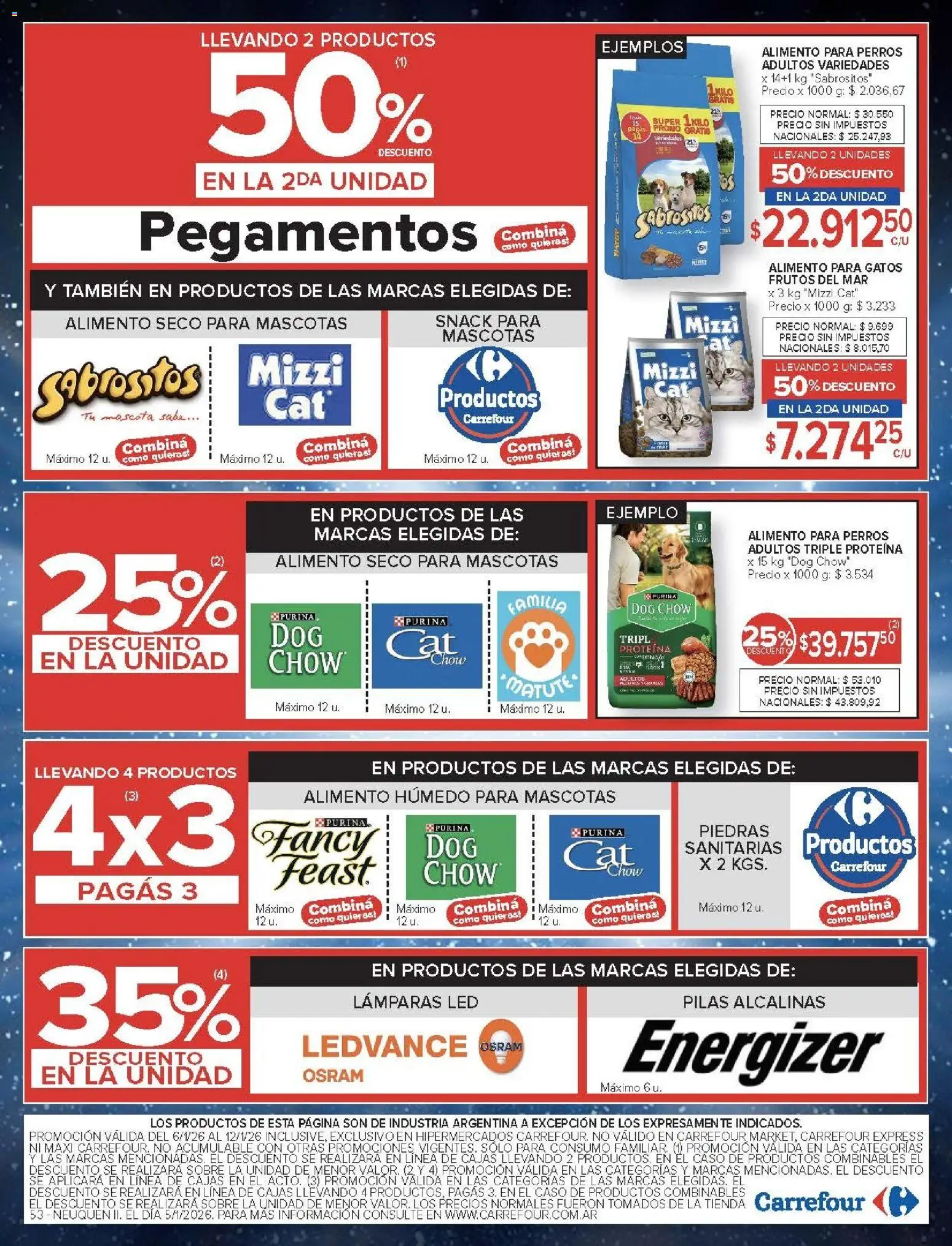 Carrefour ofertas │ válido desde el 06.01.2026 | Página: 20 | Productos: Caso, Sobre, Pilas