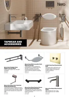 Preview of Mitre 10 - Assisted Living E-selection Guide 2025 - valid from 08.10.2025 | Page: 3 | Products: Toilet, Accessories, Mixer