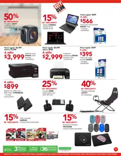 Vista previa de City Club catálogo, nuevo folleto de la tienda, válido en México a partir del 01.01.2026 | Página: 9 | Productos: Usb, Proyector, Impresora, Batería