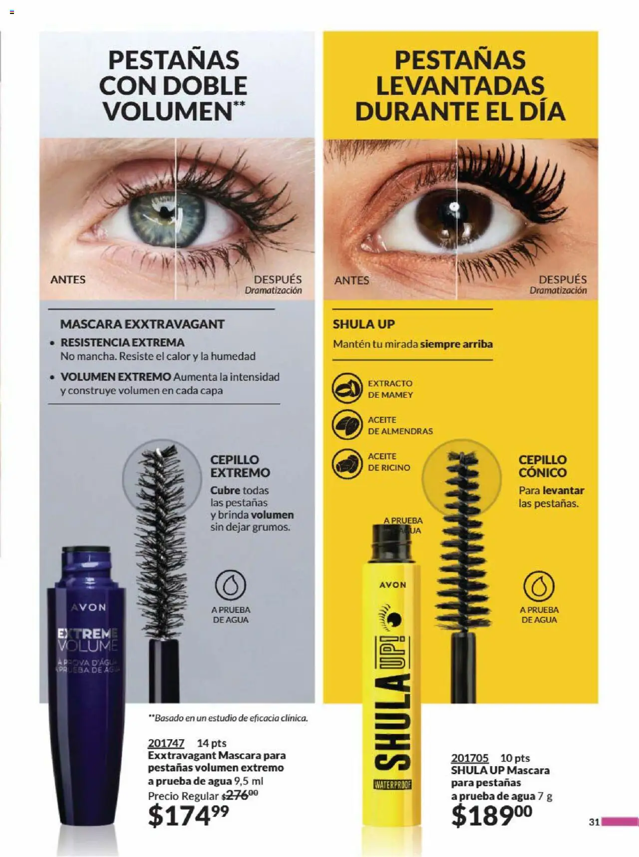 Nuevas ofertas de AVON válidas en toda la República Mexicana desde el 09.08.2025. ¡Encuentra las mejores ofertas en AVON - Campaña 13 2025! | Página: 36 | Productos: Almendras, Máscara, Agua, Aceite
