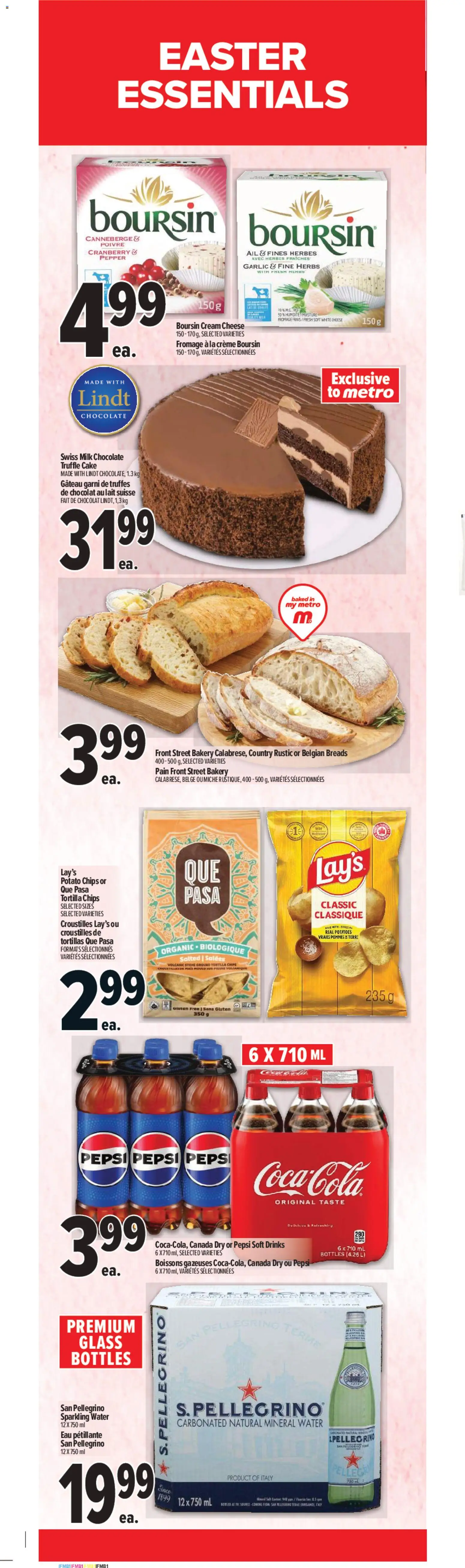 Metro flyer valid from 02.04.2026 | Page: 3 | Products: Chips, Cream, Potatoes, Bakery