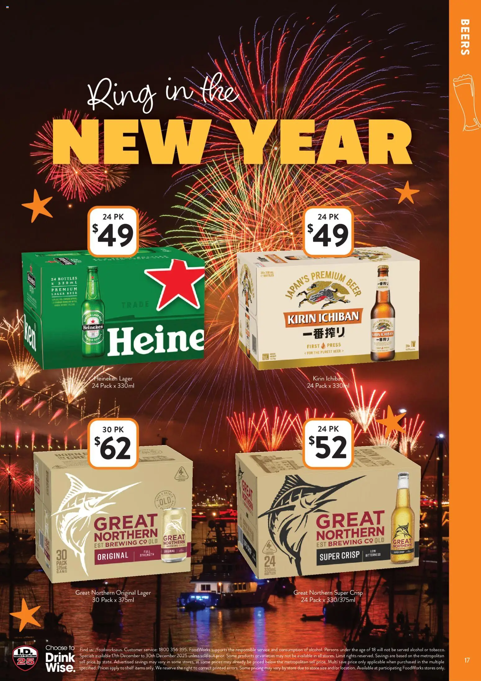 Foodworks catalogue - valid from 17.12.2025 | Page: 17 | Products: Shelf, Beer, Press