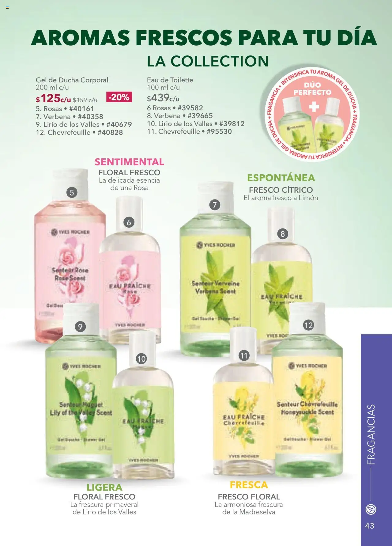 Nuevas ofertas de Yves Rocher válidas en toda la República Mexicana desde el 05.08.2025. ¡Encuentra las mejores ofertas en Yves Rocher - Campaña 11 2025! | Página: 43 | Productos: Limón, Fragancia, Eau de toilette, Gel de ducha