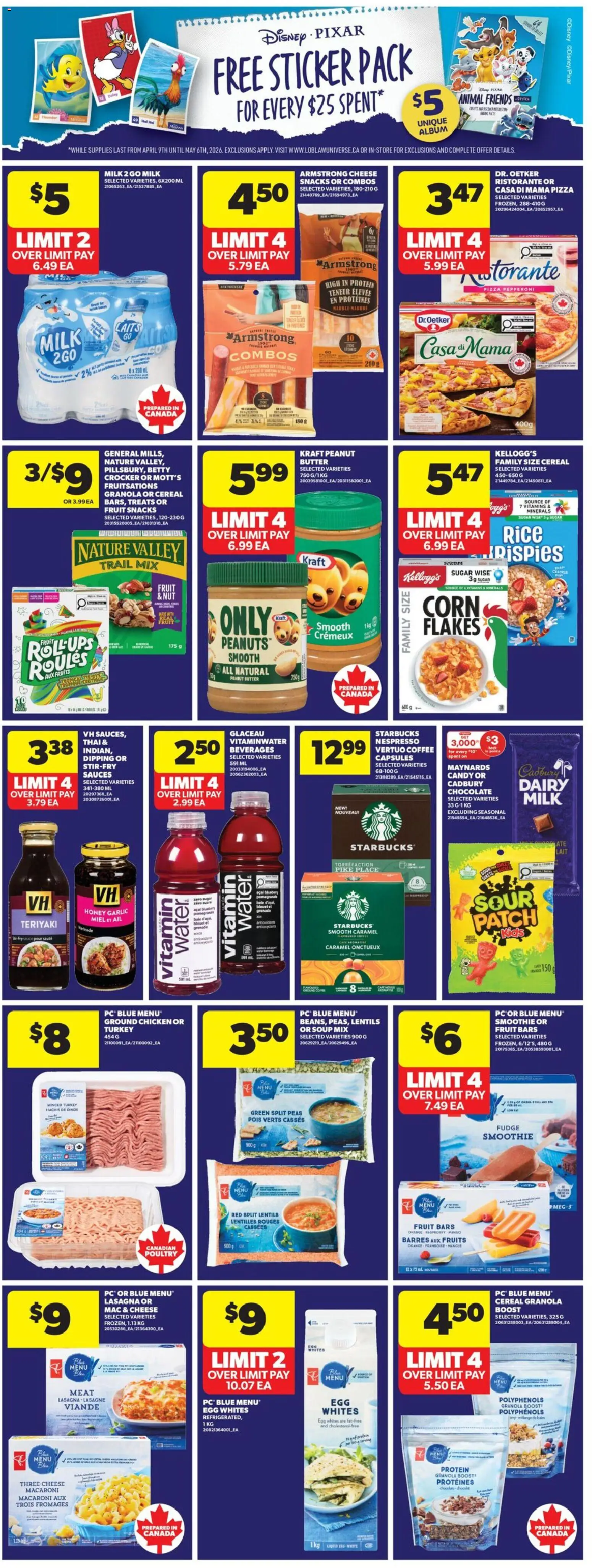Real Canadian Superstore flyer valid from 16.04.2026 | Page: 11 | Products: Flakes, Turkey, Cheese, Coffee