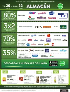 Vista previa Jumbo ofertas válido desde el 20.03.2026 | Página: 2 | Productos: Galletitas, Tomate, Frasco, Café