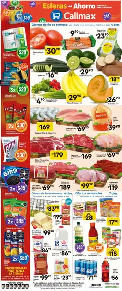 Vista previa de Calimax folleto Rosarito, nuevo folleto de la tienda, válido en México a partir del 20.02.2026