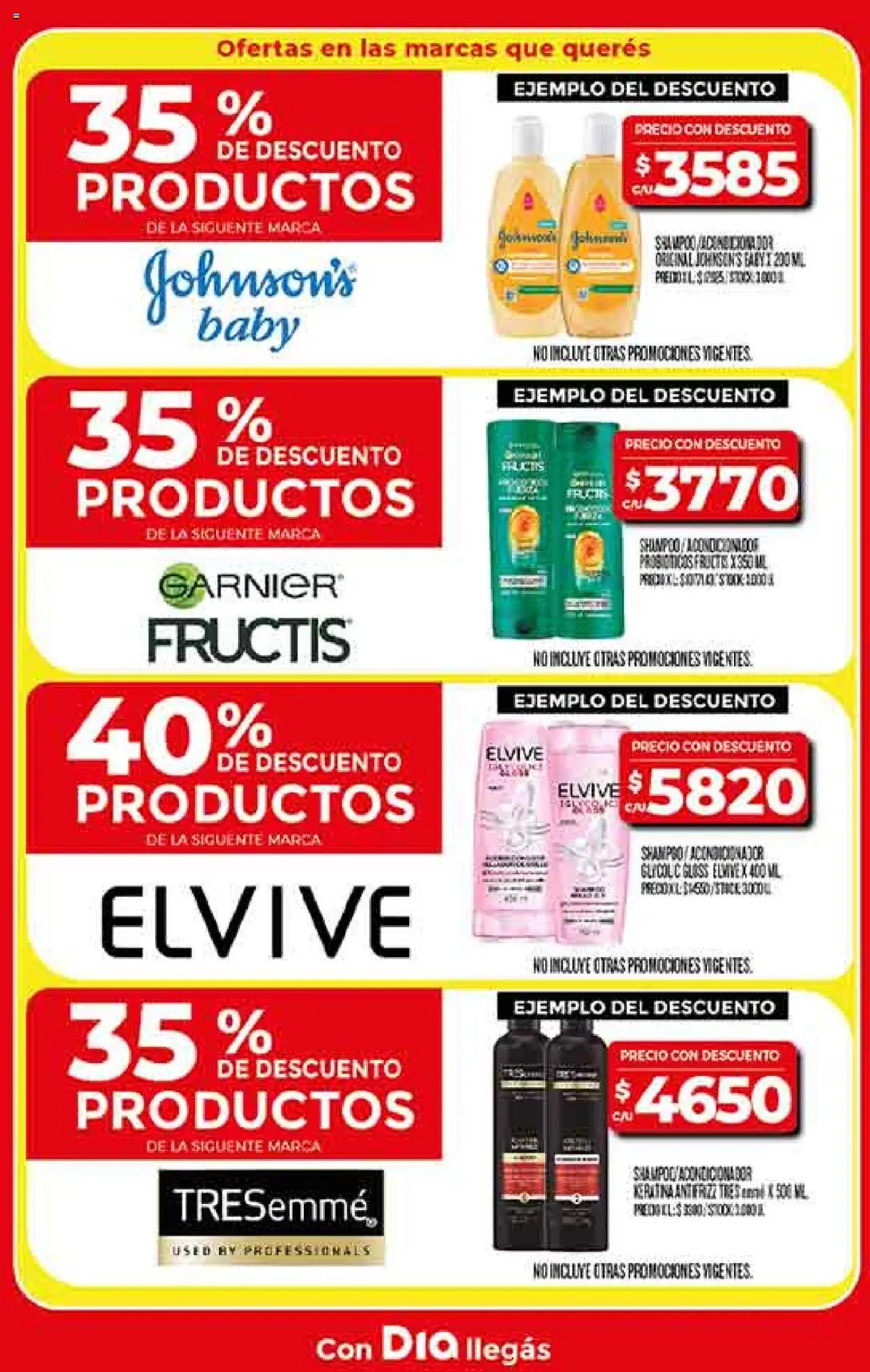 Supermercado DIA Ofertas - Salta y Jujuy │ válido desde el 06.08.2025 | Página: 18 | Productos: Shampoo, Acondicionador