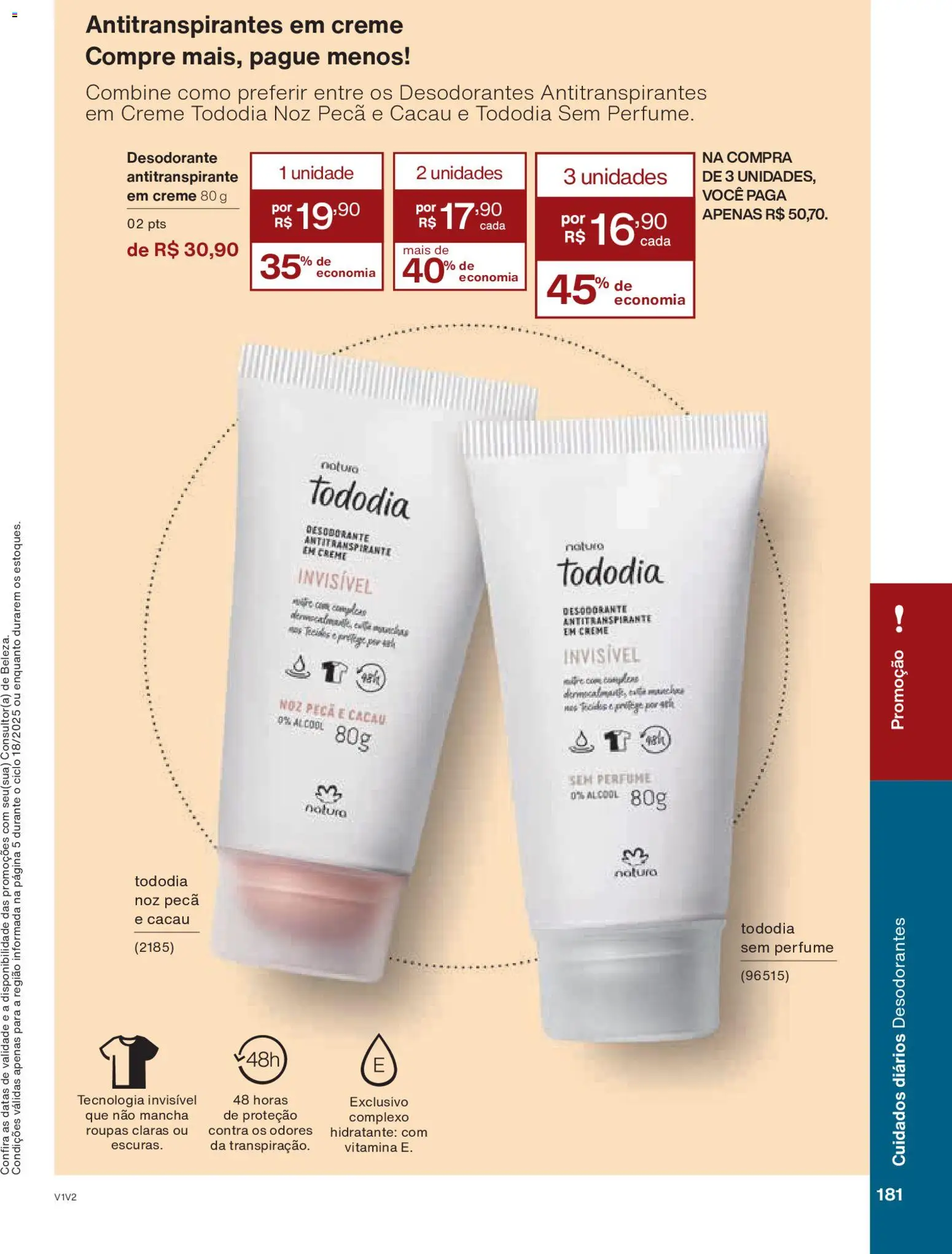 Natura Folheto - válido de 30.10.2025 | Página: 181 | Produtos: Perfume, Desodorante, Roupas, Creme