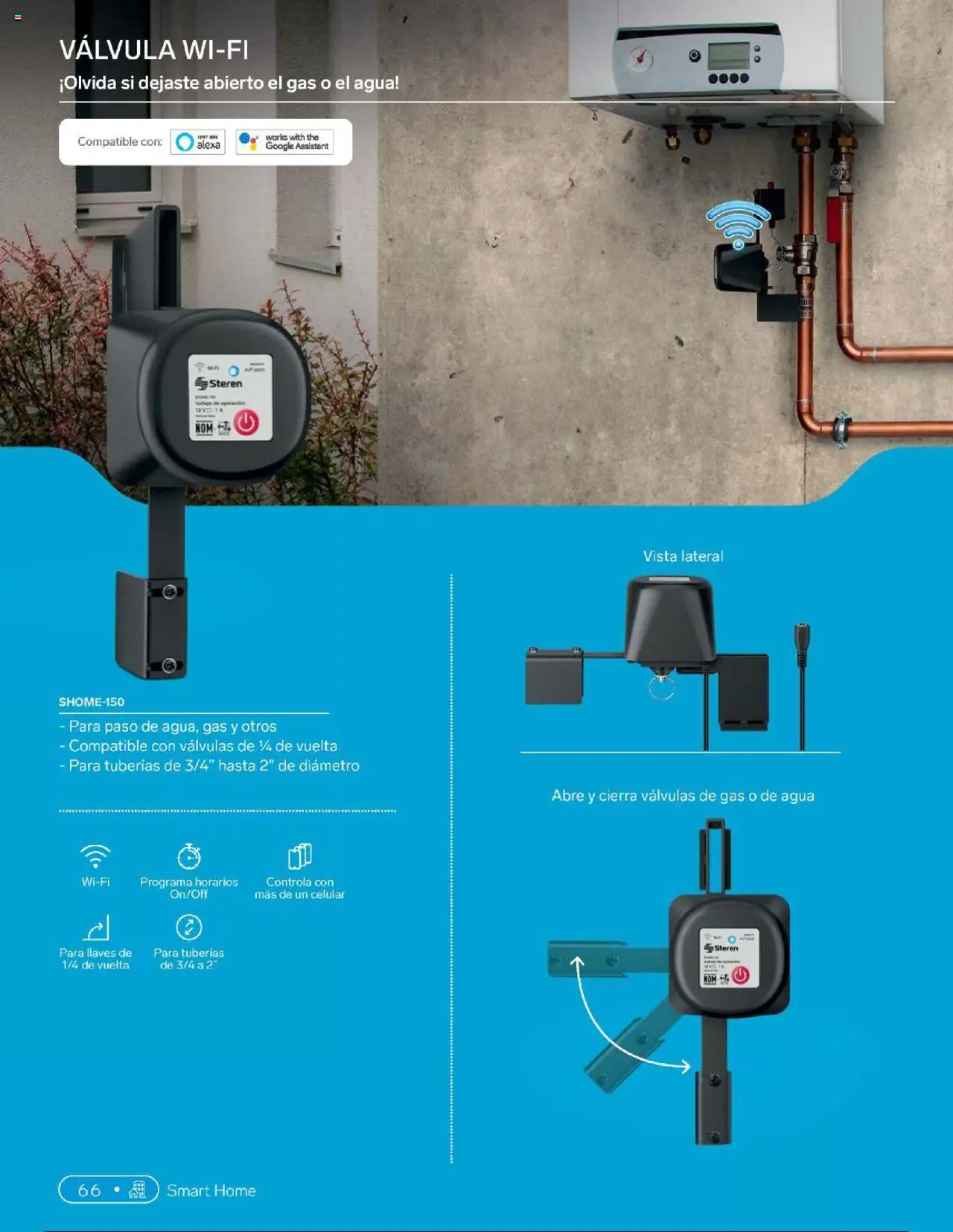 Nuevas ofertas de Steren válidas en toda la República Mexicana desde el 01.01.2025. ¡Encuentra las mejores ofertas en Steren catálogo! | Página: 84 | Productos: Agua, Válvula