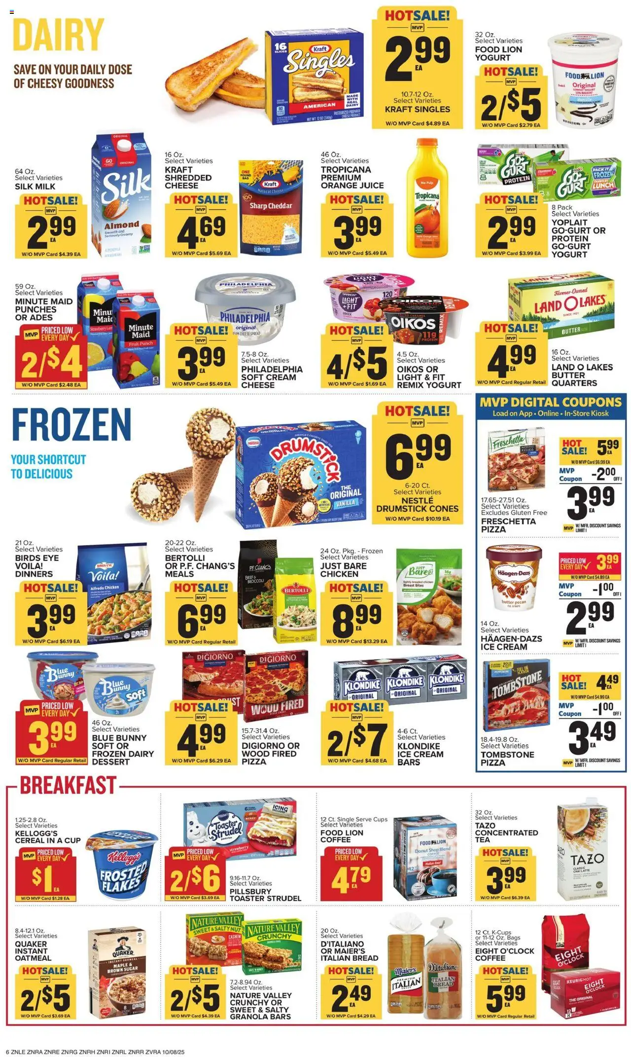 Food Lion Weekly Ad - valid from 08.10.2025 | Page: 11 | Products: Butter, Coffee, Juice, Sugar