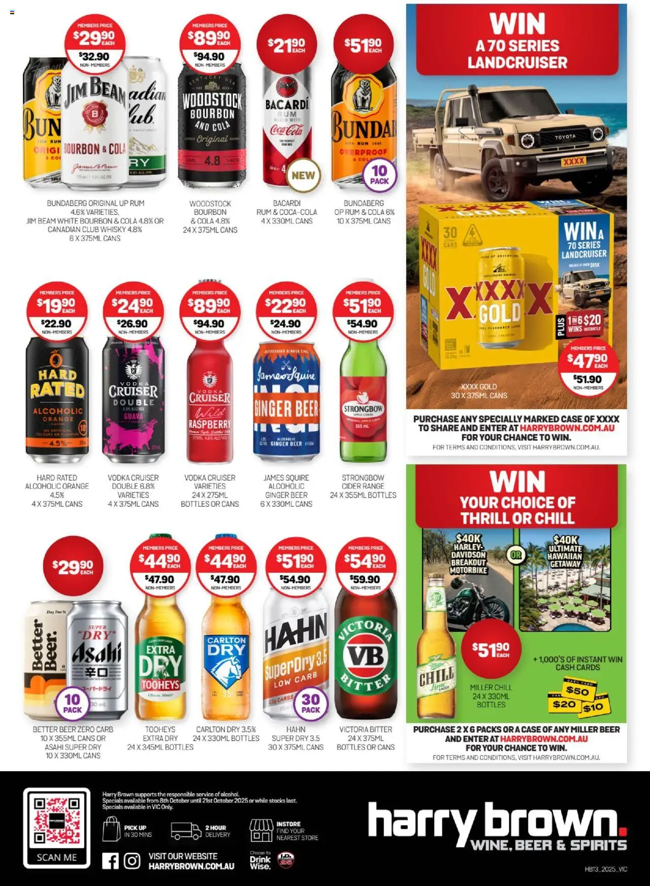 Harry Brown catalogue - valid from 08.10.2025 | Page: 4 | Products: Beer, Coca Cola, Vodka, Peach