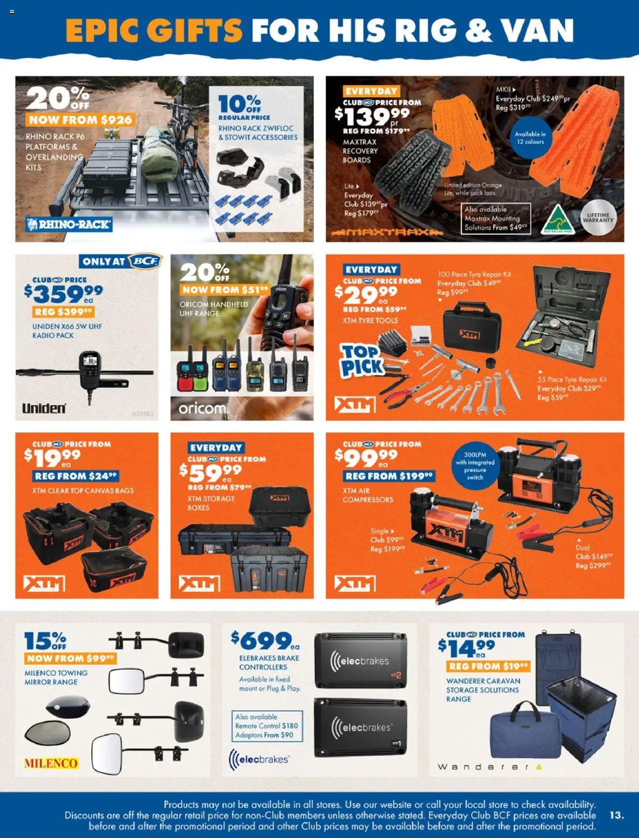 BCF catalogue - valid from 18.08.2025 | Page: 13 | Products: Platforms, Accessories, Radio, Remote control