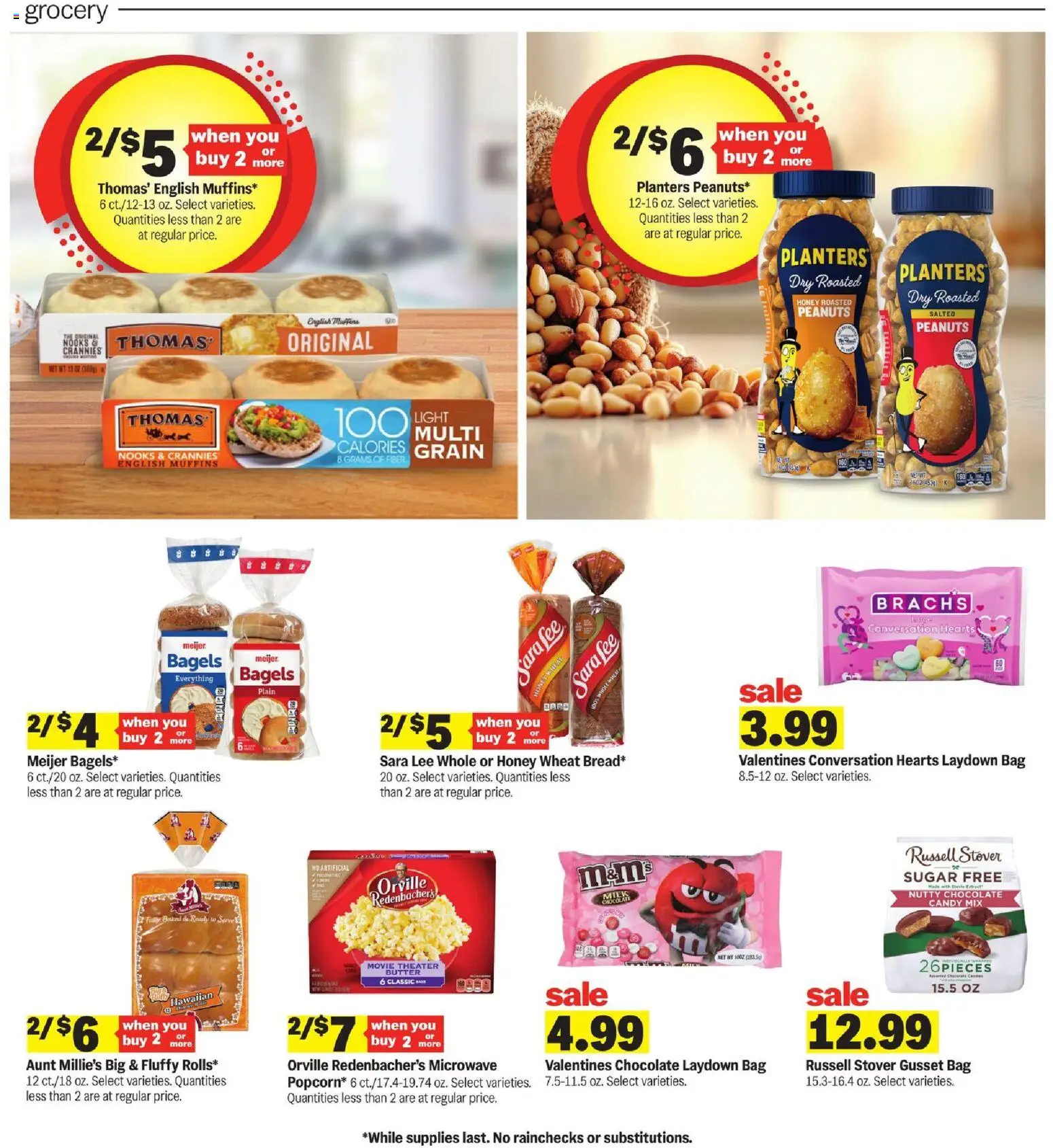 Meijer Weekly Ad - MI - valid from 02.01.2026 | Page: 11 | Products: Butter, Chocolate, Microwave, Bag