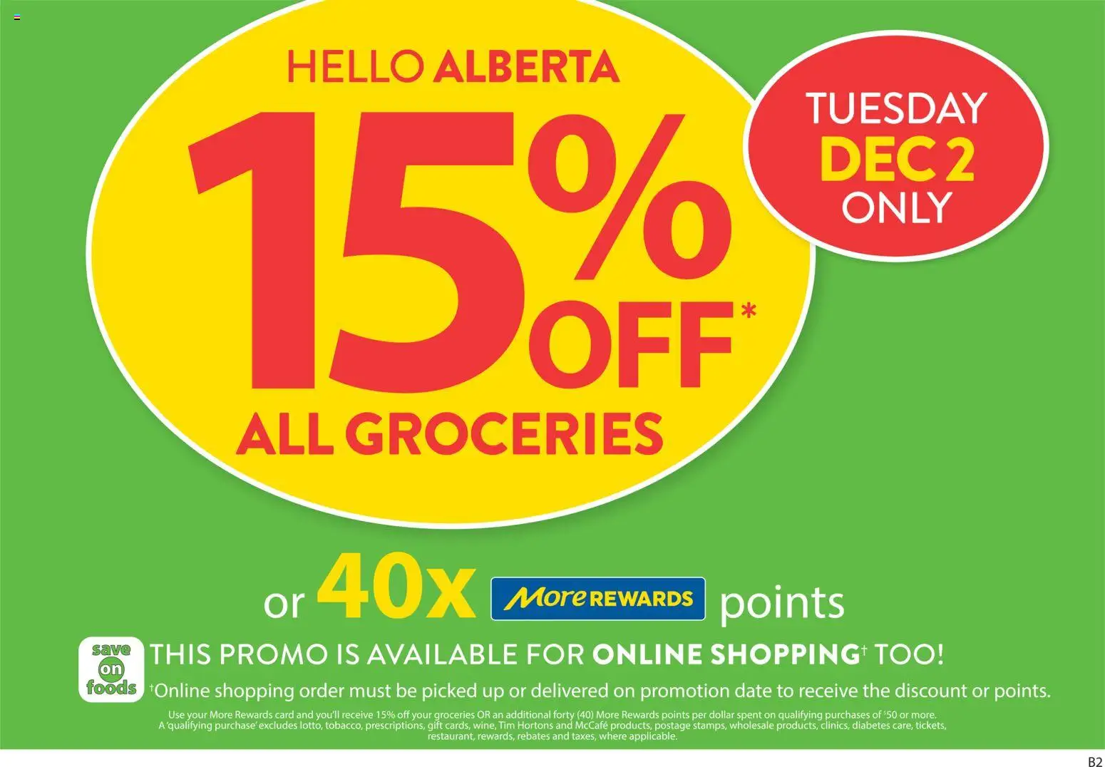 Save on foods flyer valid from 27.11.2025 | Page: 1