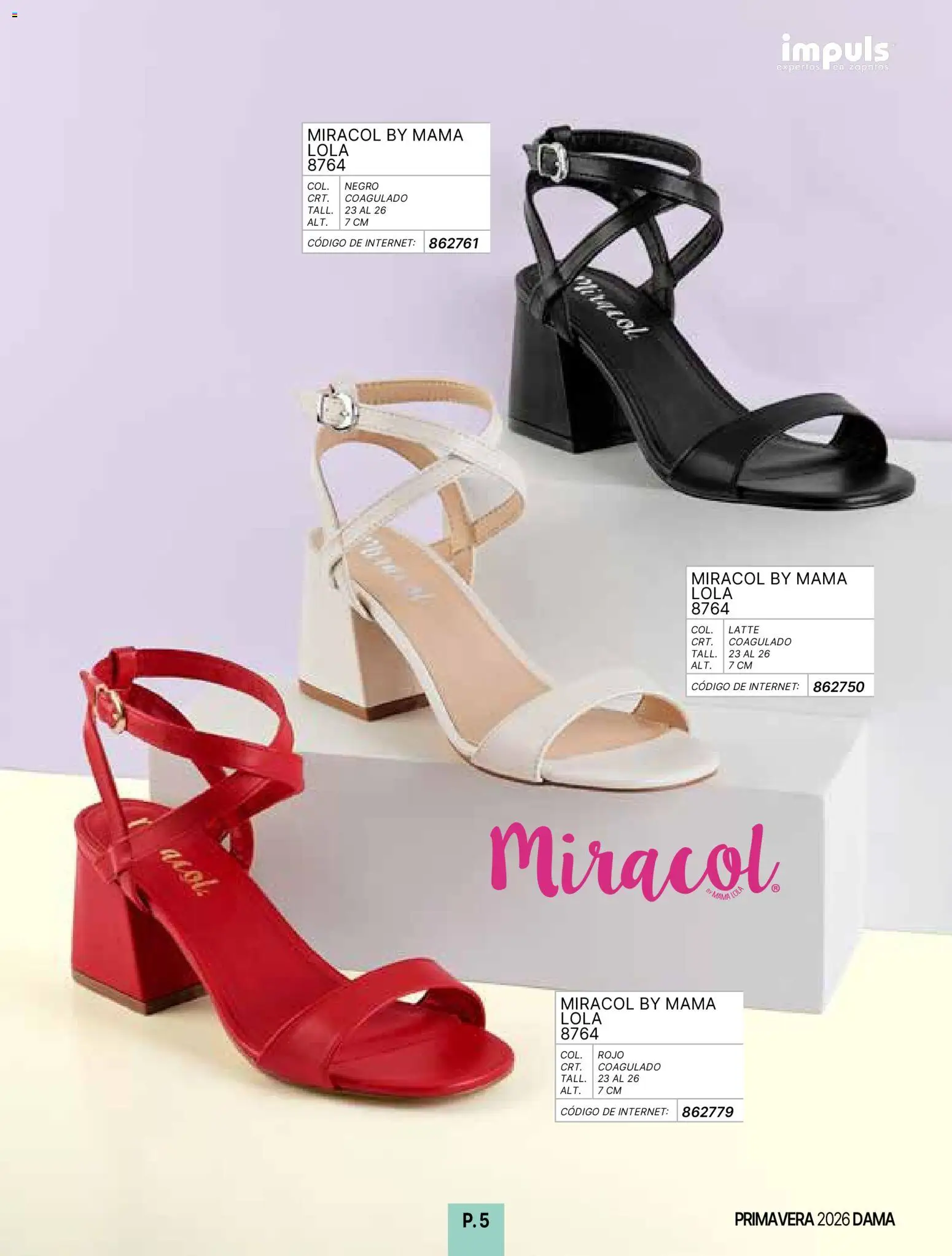 Nuevas ofertas de Impuls válidas en toda la República Mexicana desde el 01.01.2026. ¡Encuentra las mejores ofertas en Impuls catálogo Primavera! | Página: 7 | Productos: Zapatos