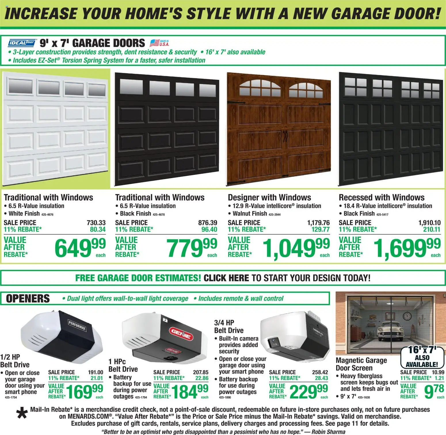 Menards Weekly Ad - valid from 09.04.2026 | Page: 4 | Products: Battery, Belt, Phone, Camera