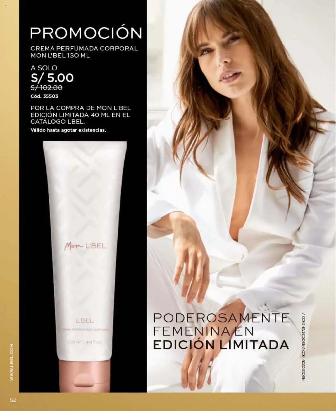 Catálogo L'Bel válido desde 24.10.2025 | Página: 52 | Productos: Crema