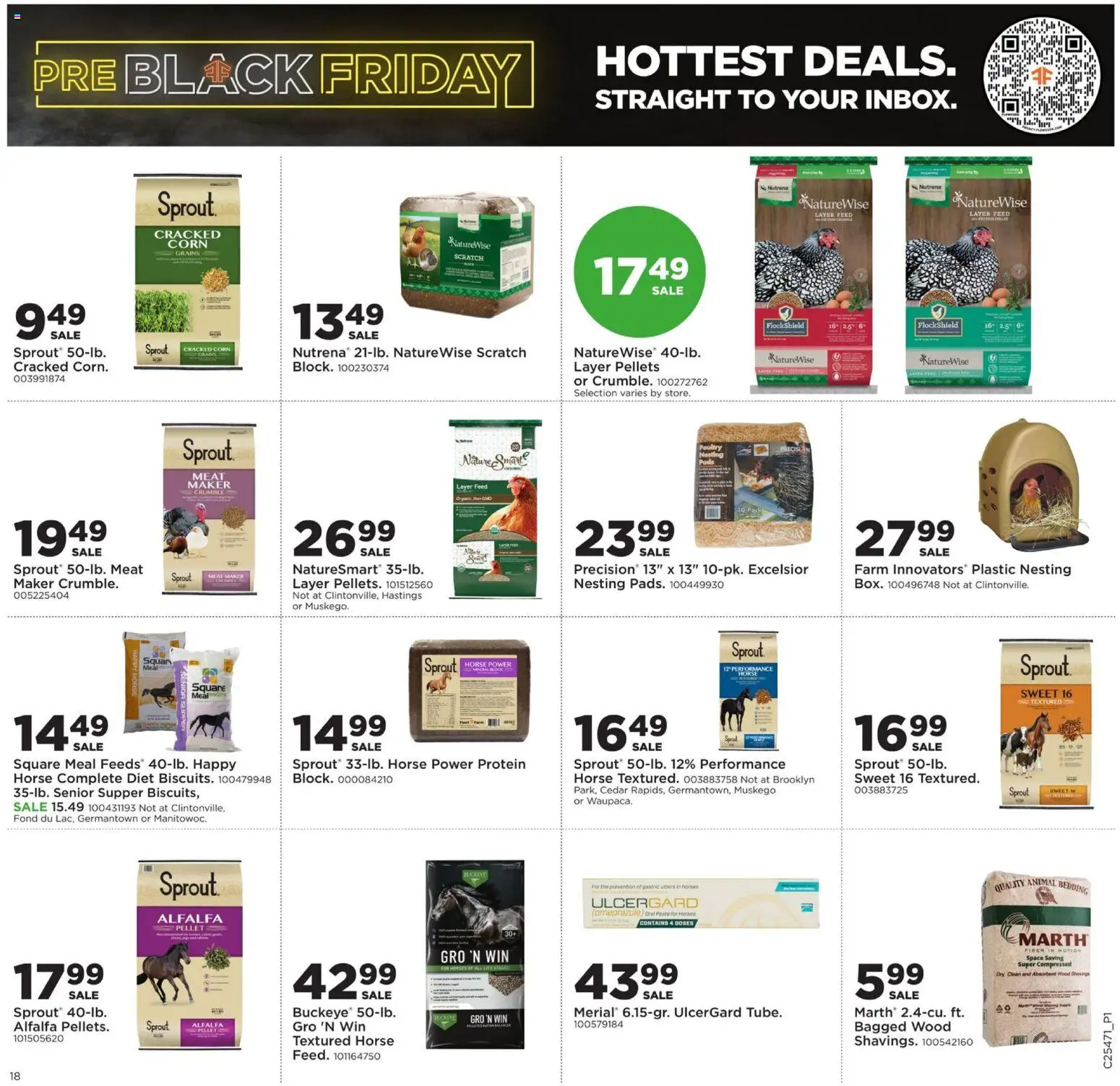 Mills Fleet Farm Black Friday - valid from 20.11.2025 | Page: 23 | Products: Corn, Pads, Poultry