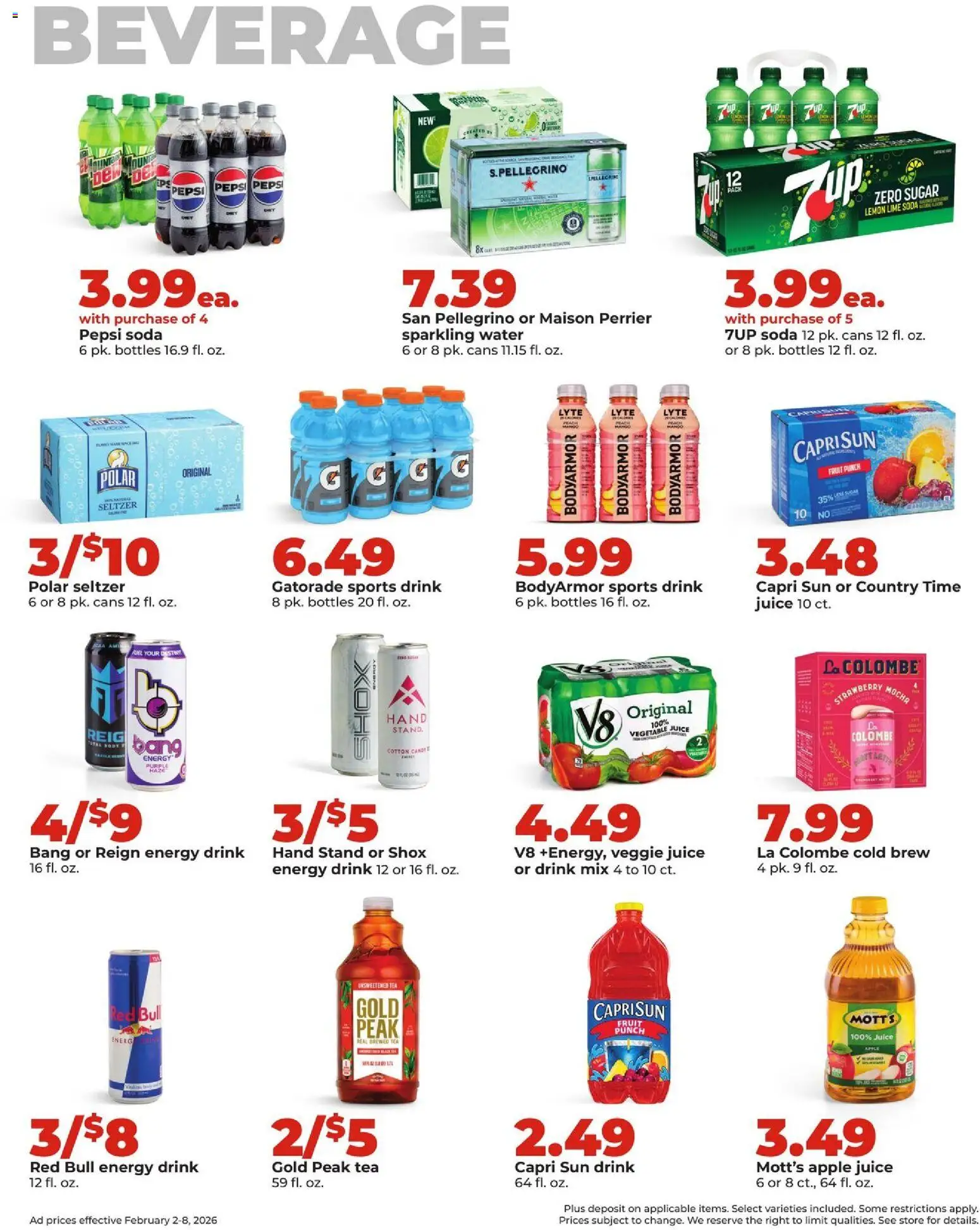 HyVee Weekly Ad - valid from 02.02.2026 | Page: 37 | Products: Juice, Water, Sugar, Lime