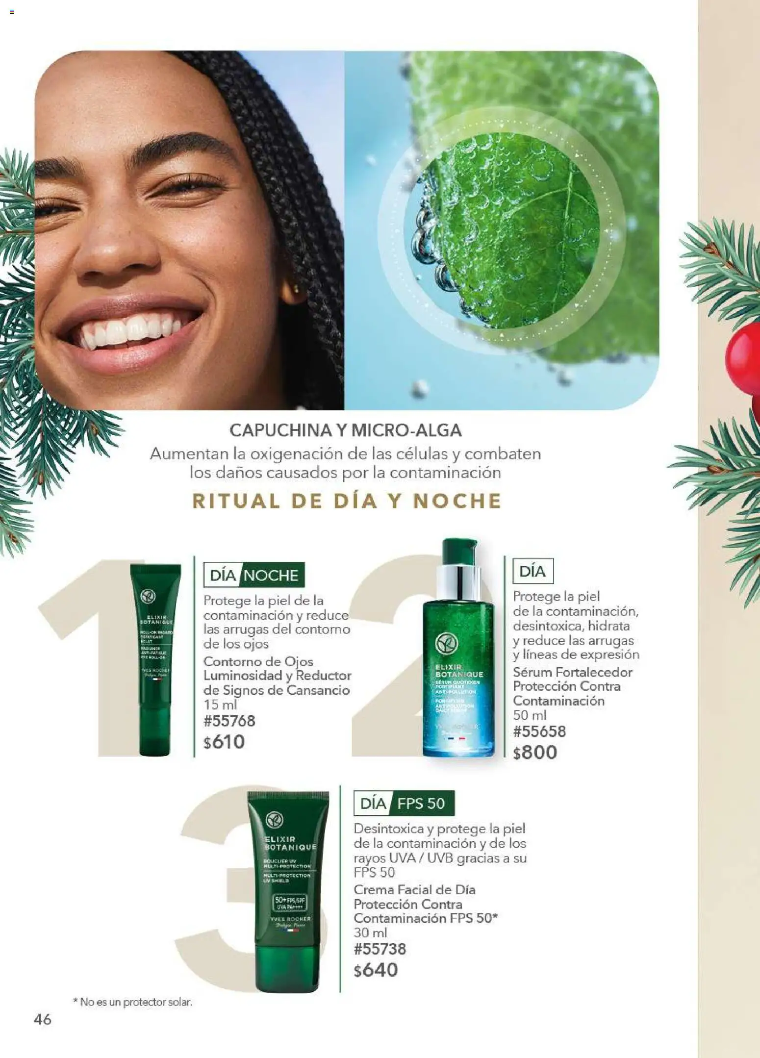 Nuevas ofertas de Yves Rocher válidas en toda la República Mexicana desde el 09.12.2025. ¡Encuentra las mejores ofertas en Yves Rocher campaña 17 2025! | Página: 46 | Productos: Contorno de ojos, Crema, Contorno, Uva