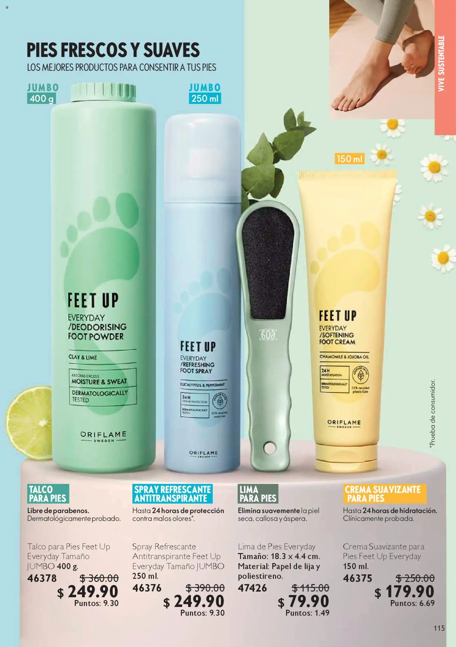 Nuevas ofertas de Oriflame válidas en toda la República Mexicana desde el 25.10.2025. ¡Encuentra las mejores ofertas en Oriflame Buen Fin! | Página: 115 | Productos: Antitranspirante, Crema, Lima, Suavizante