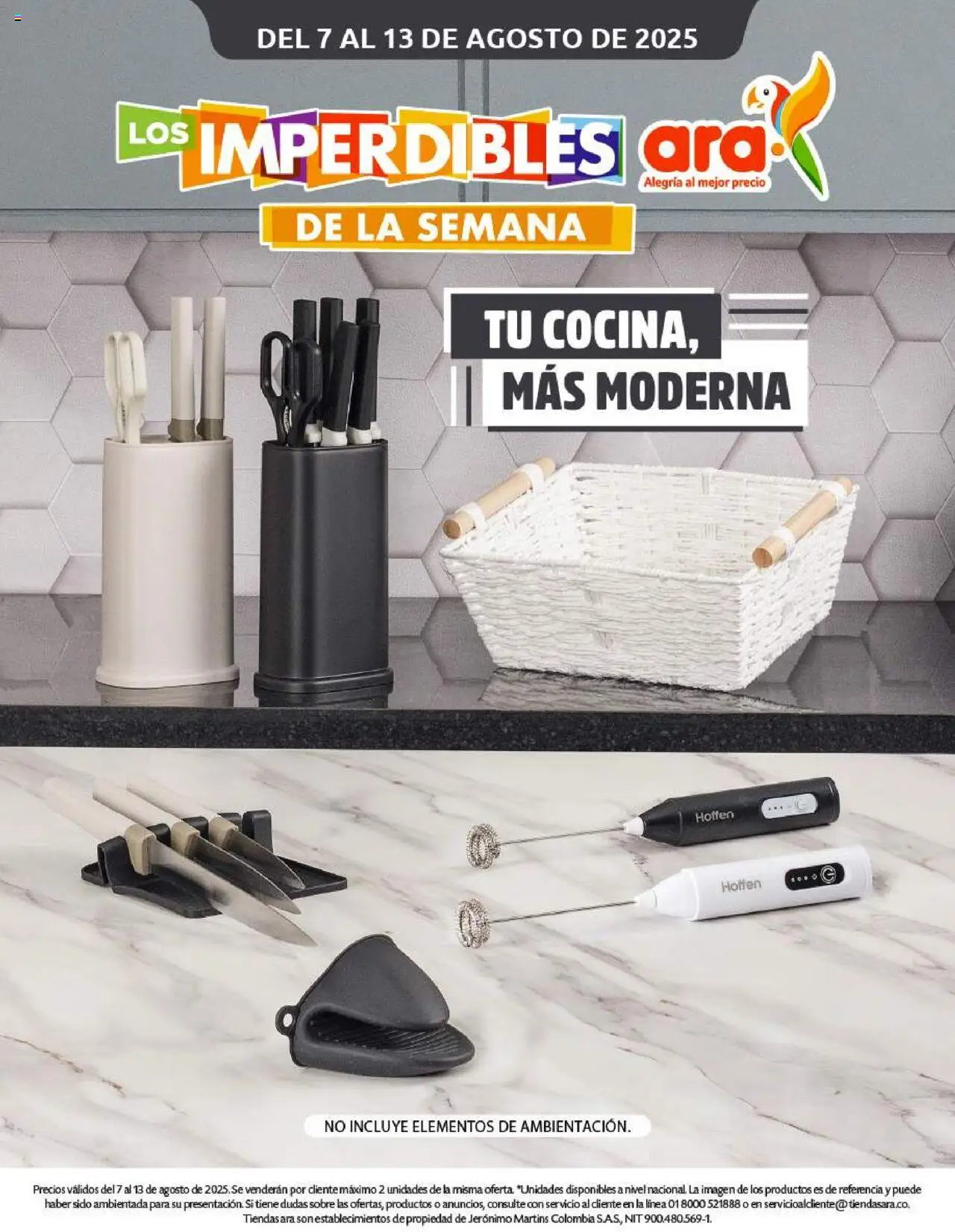 Ara revista - valida desde el 07.08.2025 | Página: 1 | Productos: Sobre